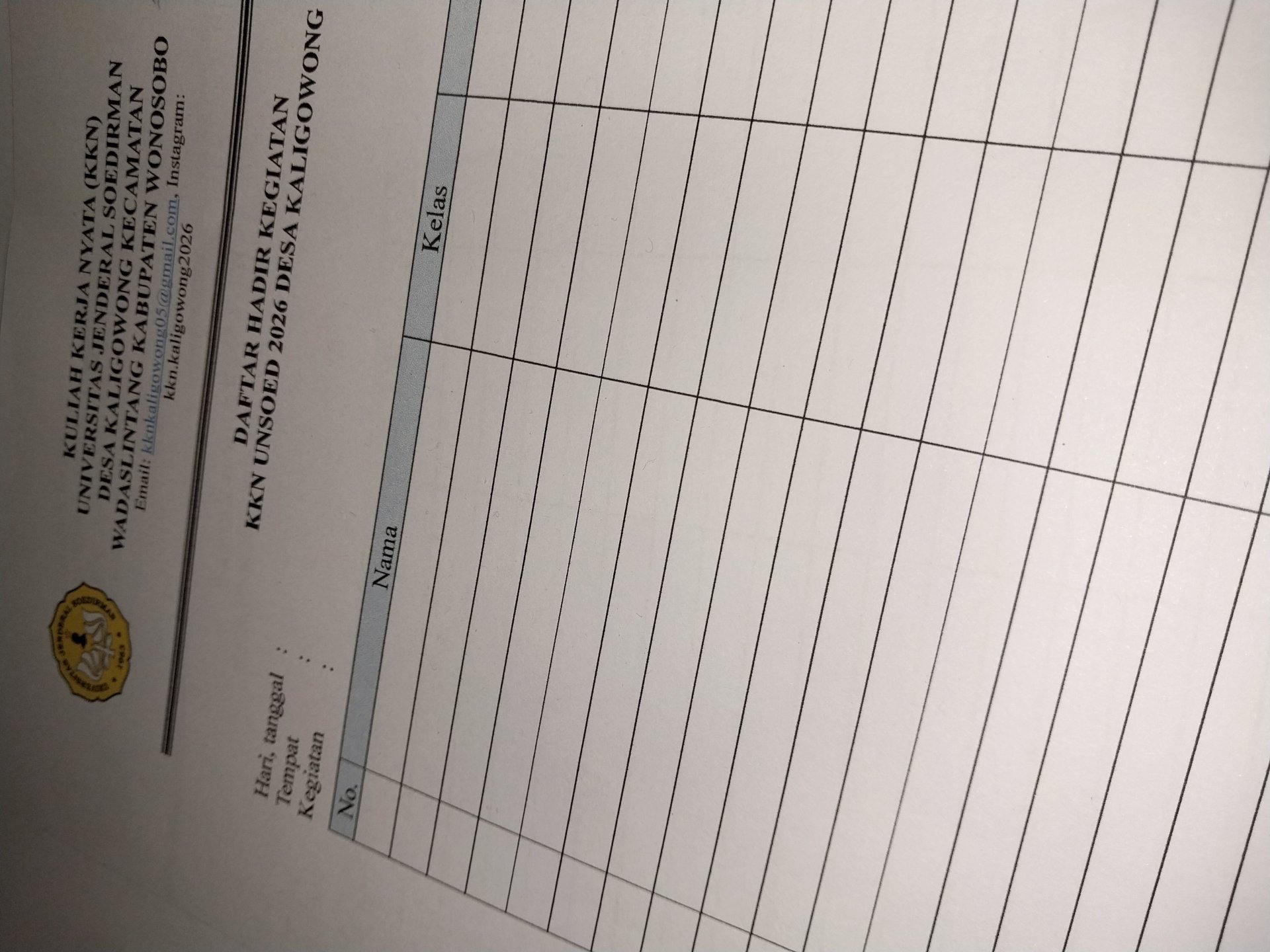 KKN Hari Ke-12 Di Desa Kaligowong, Kecamatan Wadaslintang, Kabupaten Wonosobo