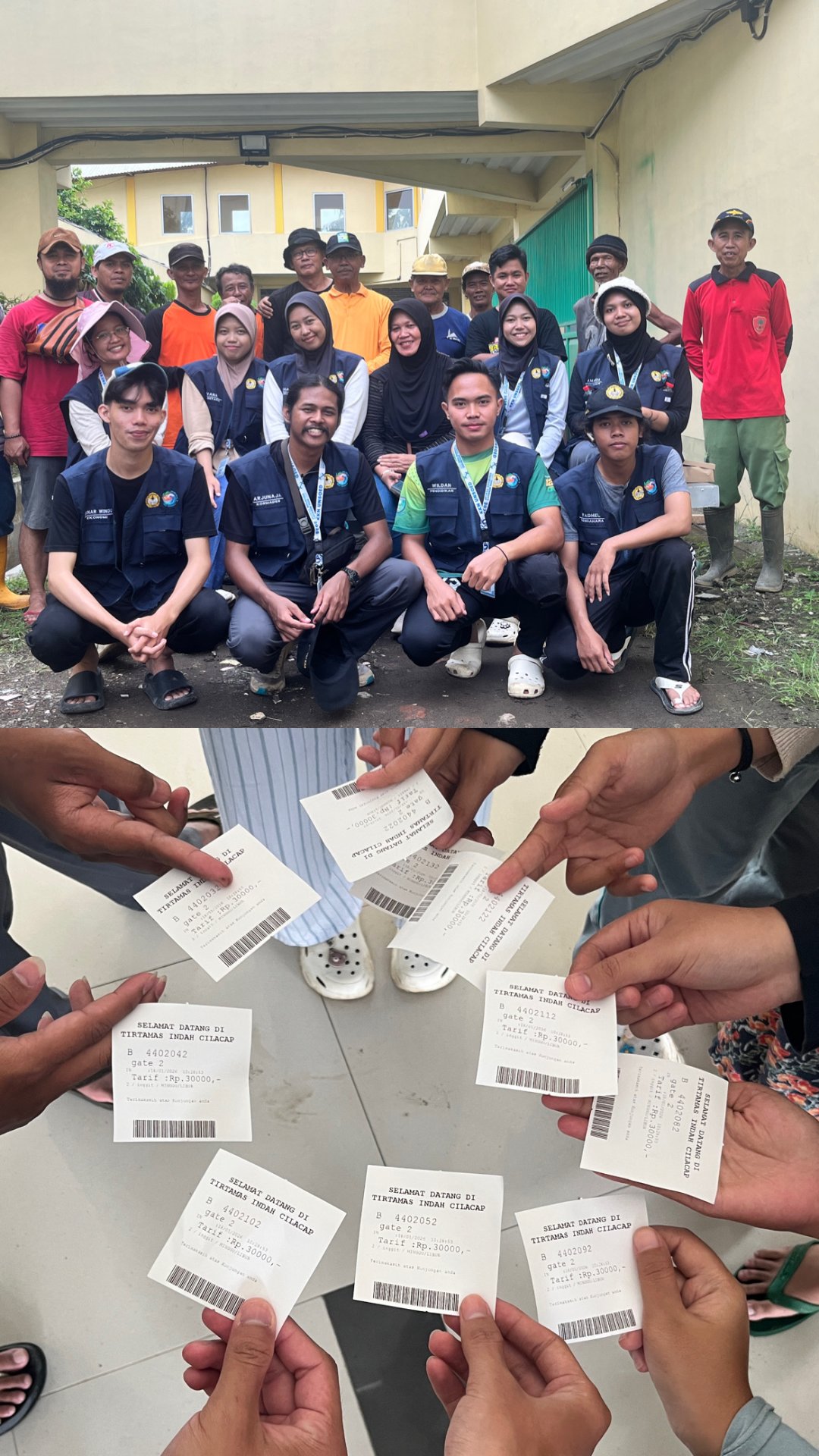 KKN DAY 12 - Kerja Bakti dan Berenang di Tirtamas Cilacap