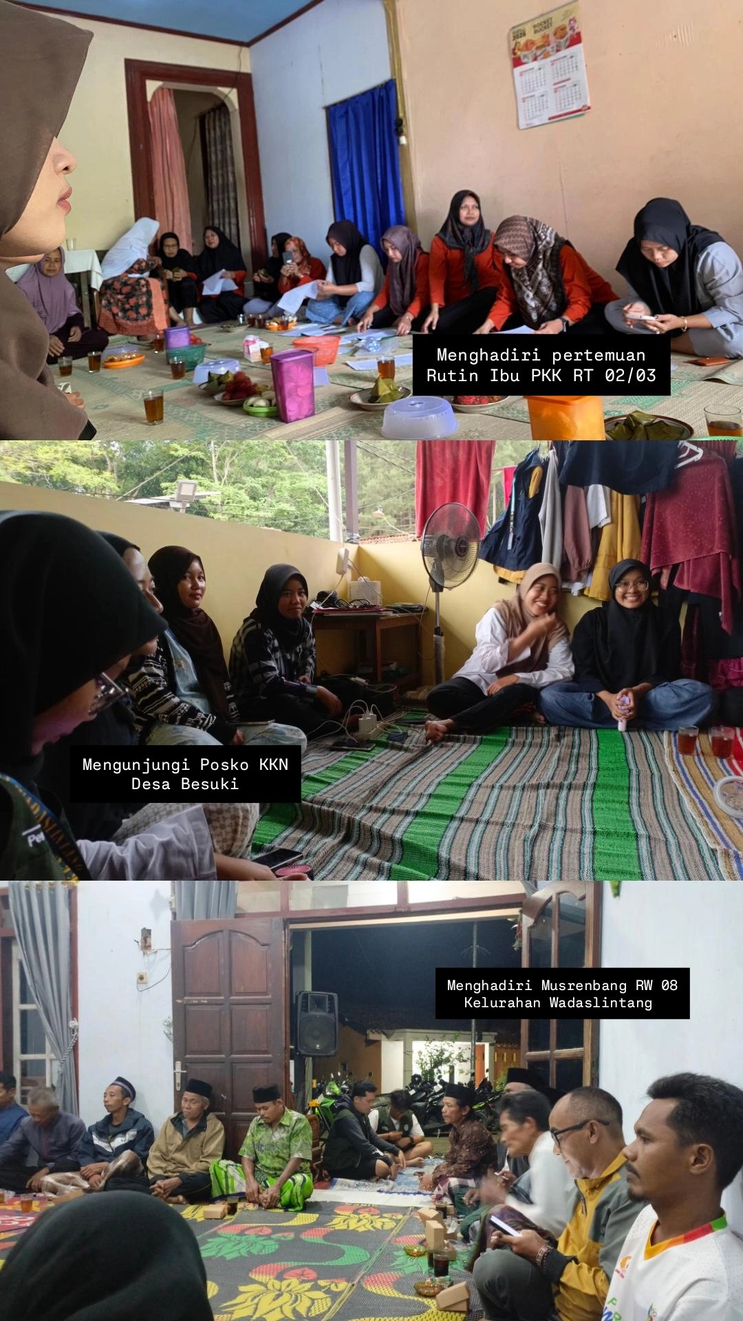 Partisipasi Musyawarah Pembangunan, Edukasi Kesehatan Lansia, dan Evaluasi Lintas Desa  - Minggu, 18 Januari 2026