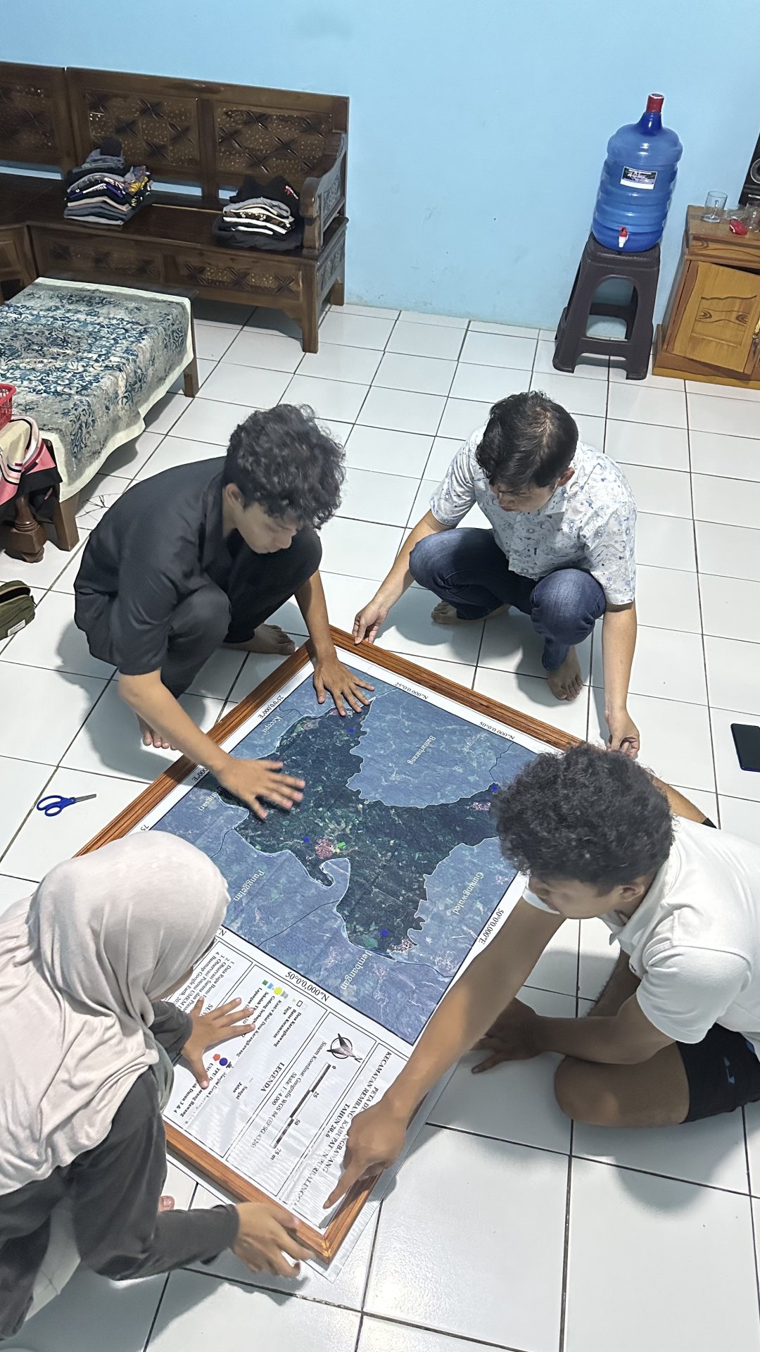 Kegiatan persiapan Program Kerja Pemerintah Desa Peta Administrasi Desa