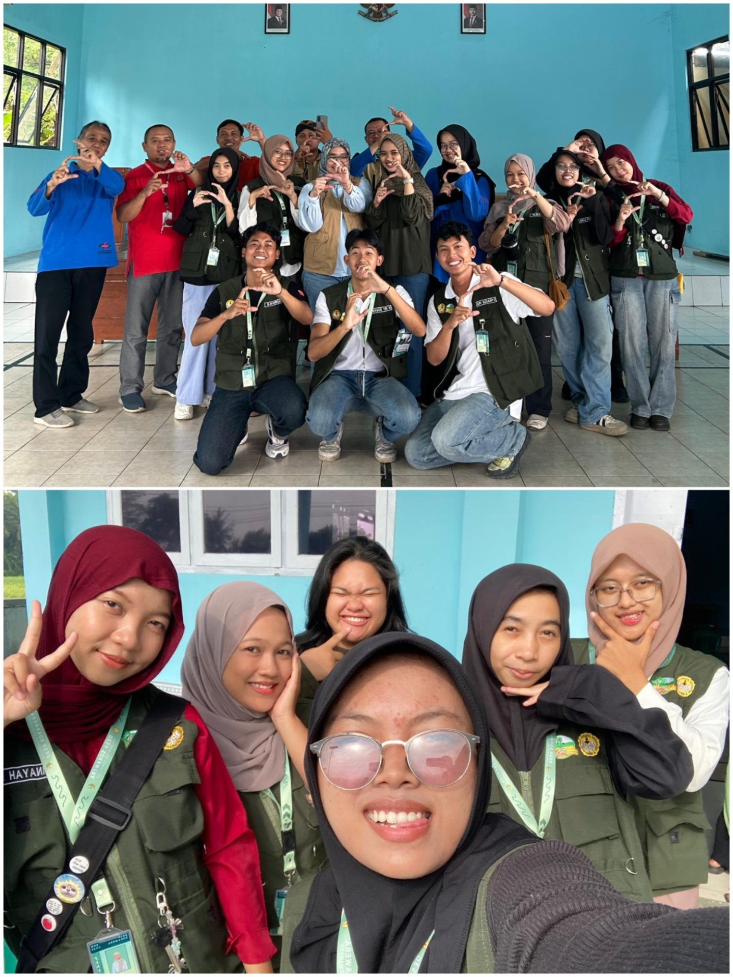 Membantu Pelayanan Tes Kesehatan Mata di desa Sokawera