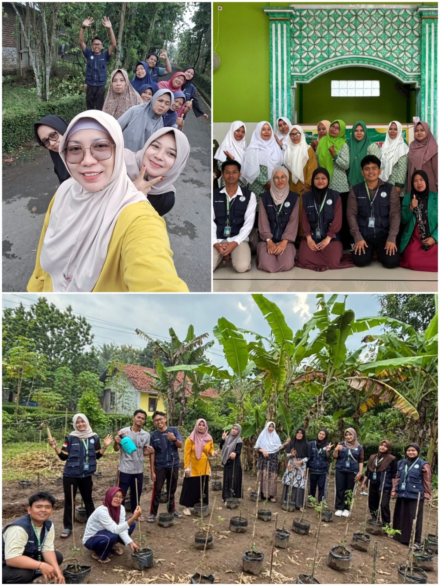 Kkn hari ke-12, kerja bakti, pengajian, lingkungN