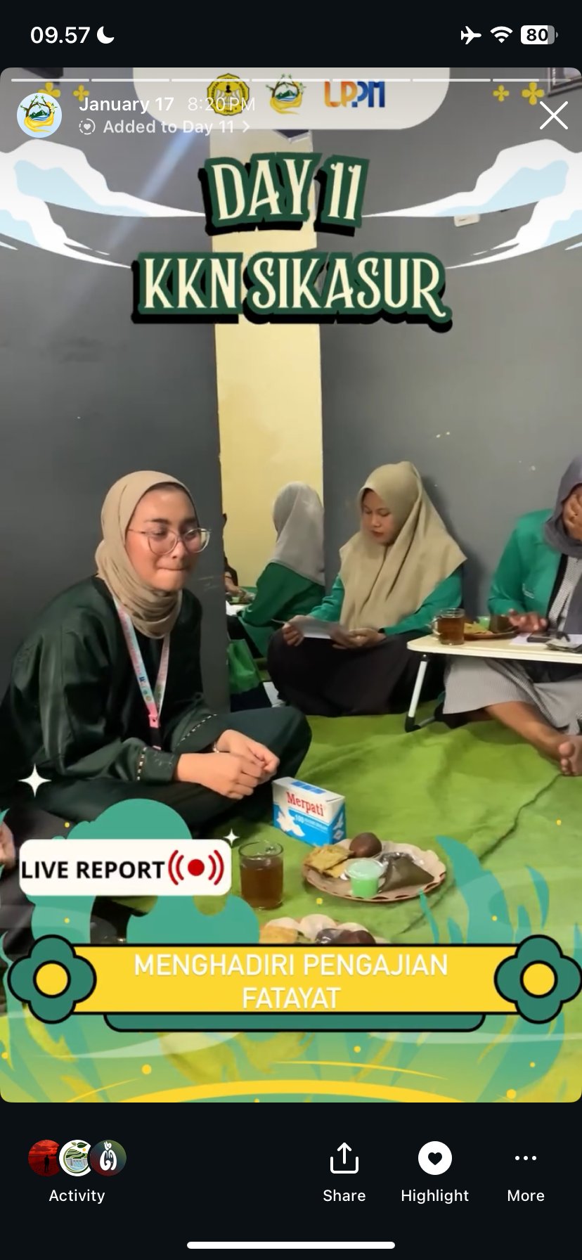 DAY 11 KKN DESA SIKASUR PENGAJIAN FATAYAT
