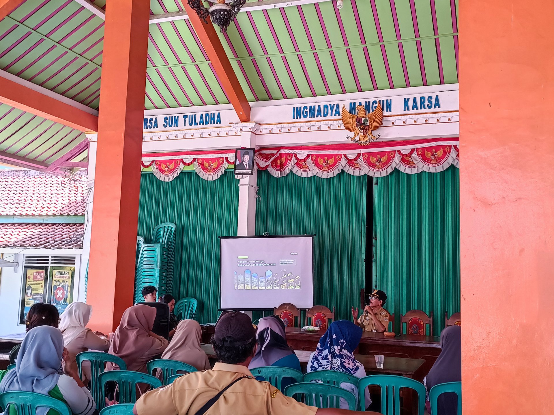 Sosialisasi UMKM di Balai Desa Kuripan Kidul
