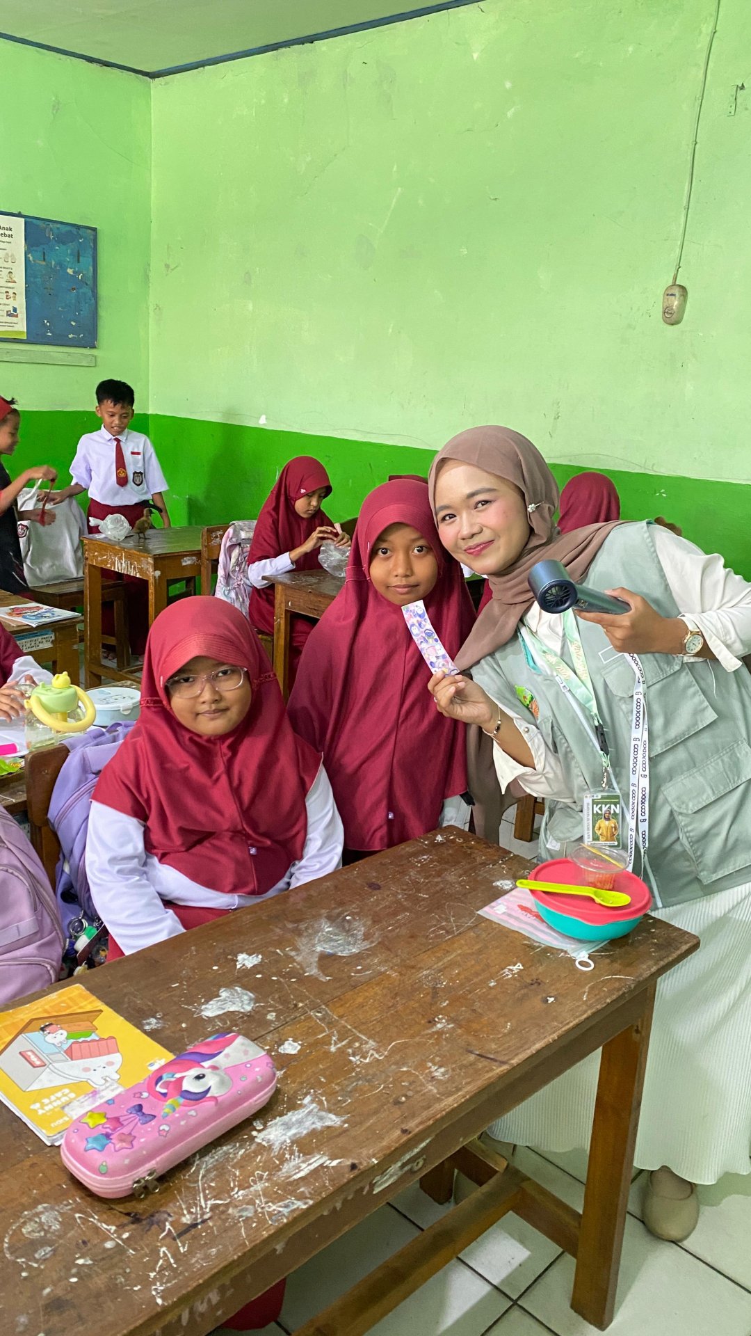 Sosialisasi PHBS di Kelas 3 SDN 1 Sumampir