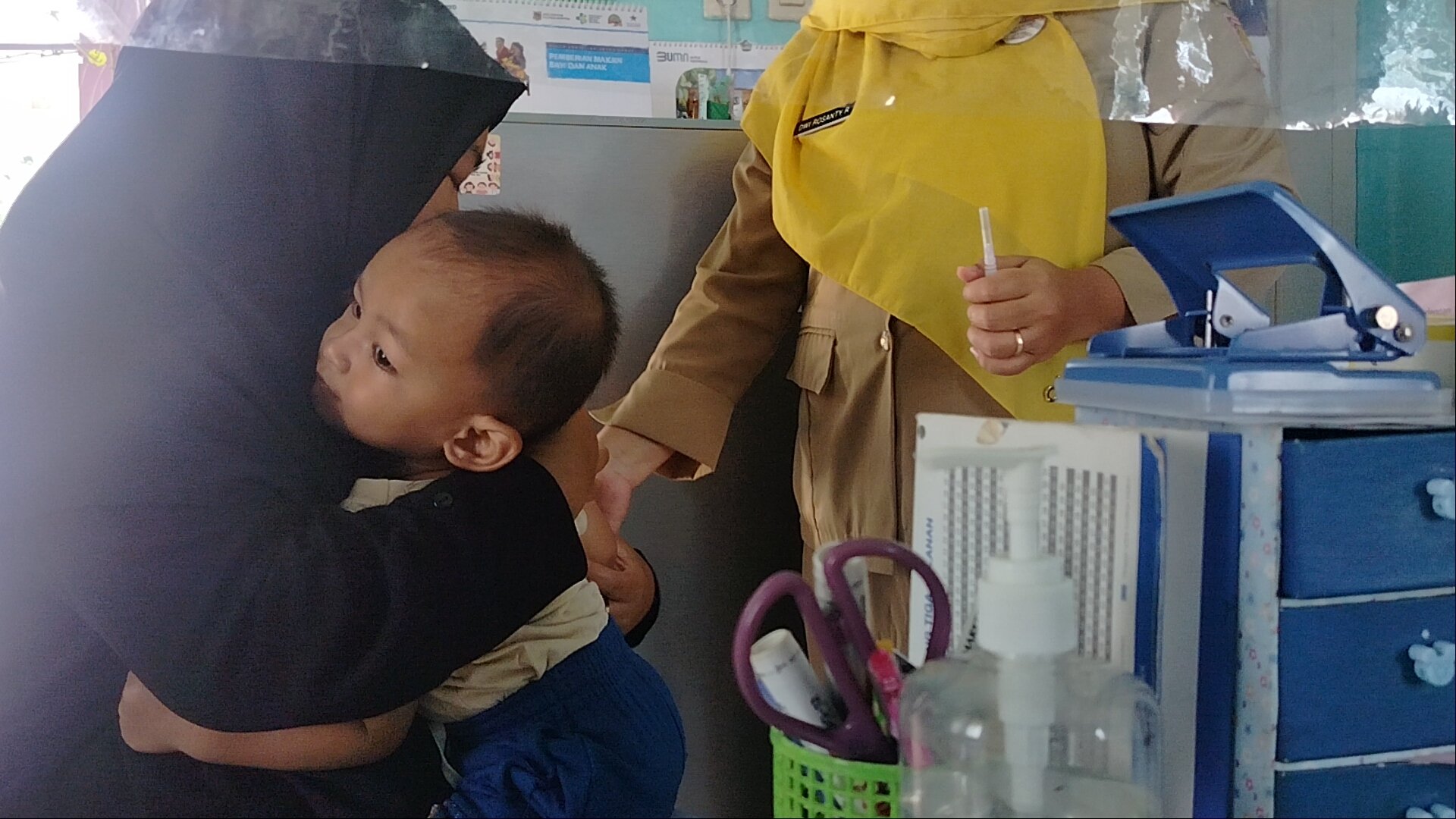 Pendampingan posyandu balita di balai desa tirip