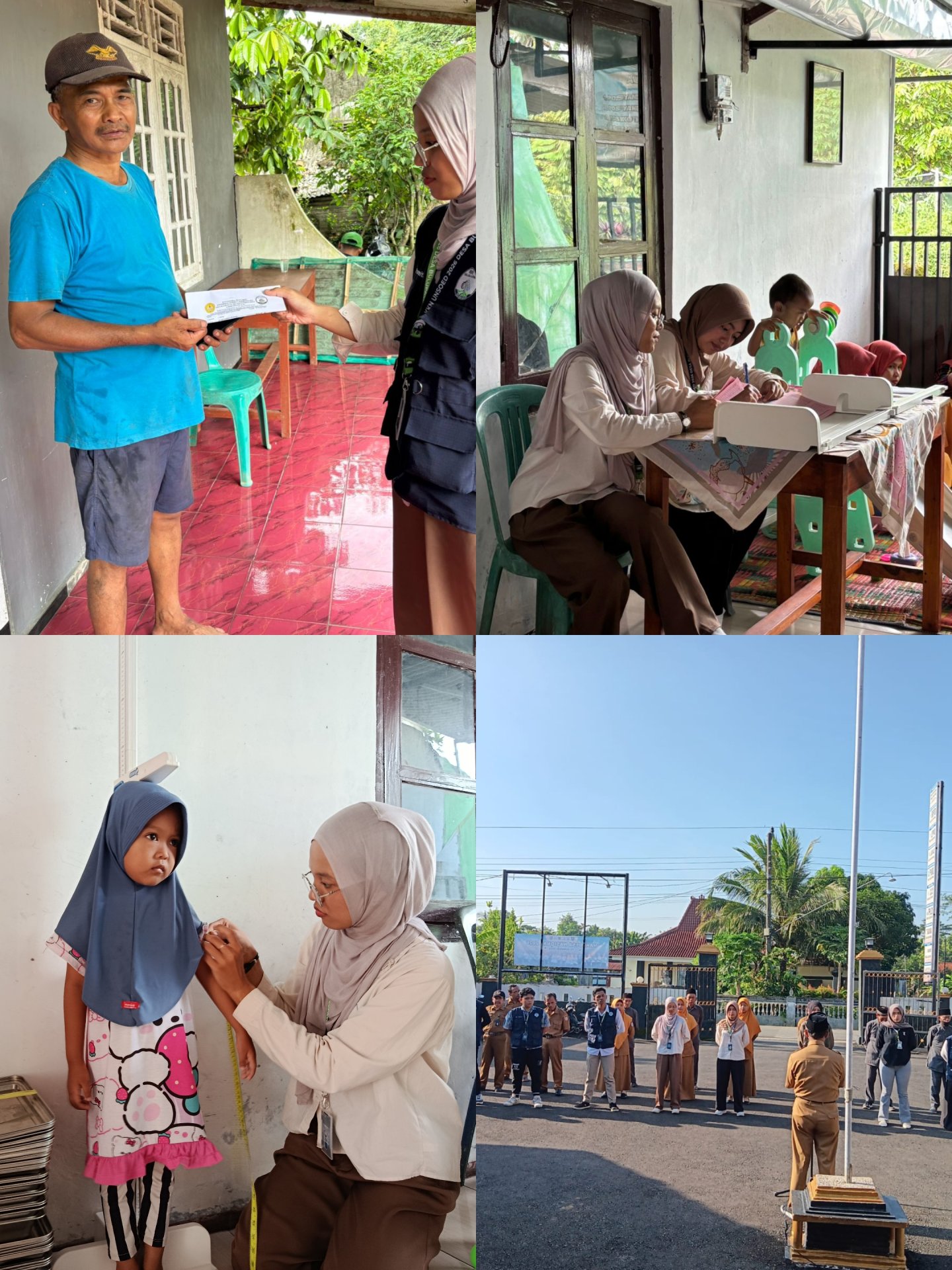 Apel, Pendampingan Posyandu, dan Penyebaran Undangan