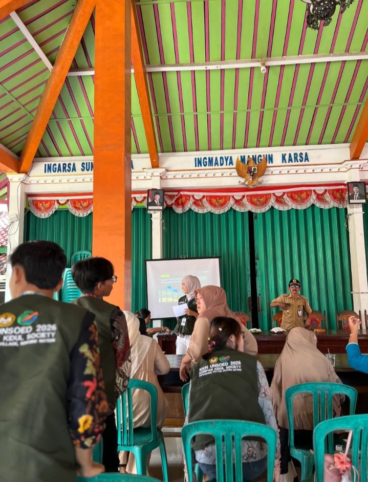 Sosialisasi UMKM di Balai Desa Kuripan Kidul