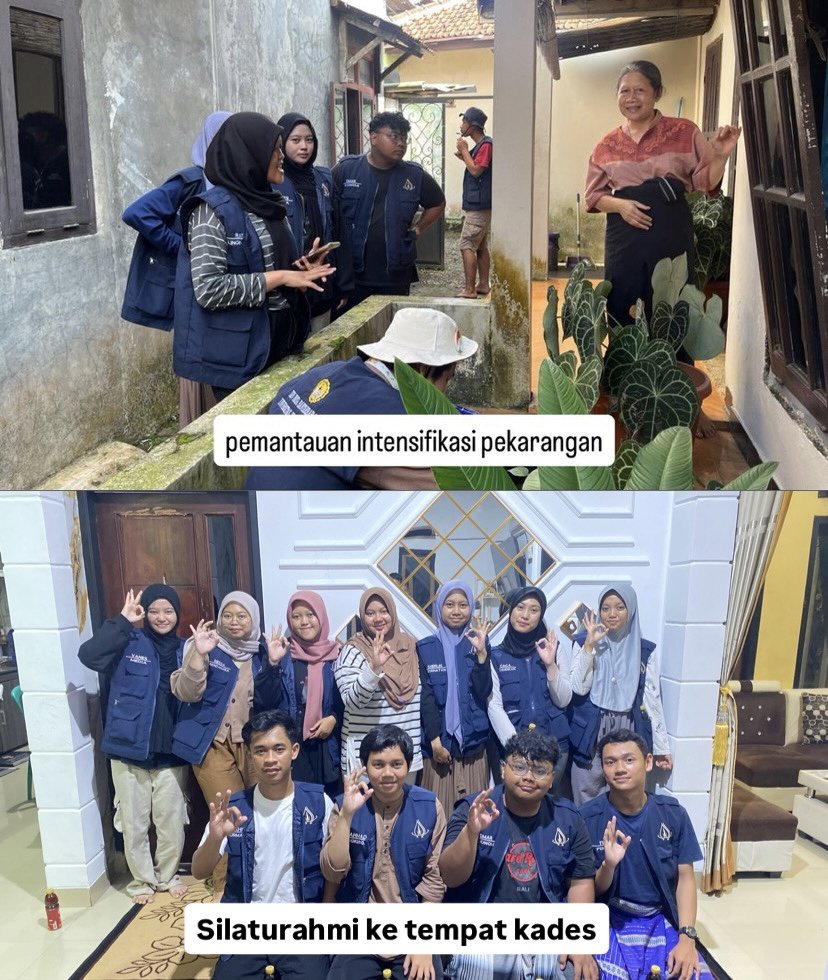 Intensifikasi pekarangan dan silaturahmi ke tempat kades