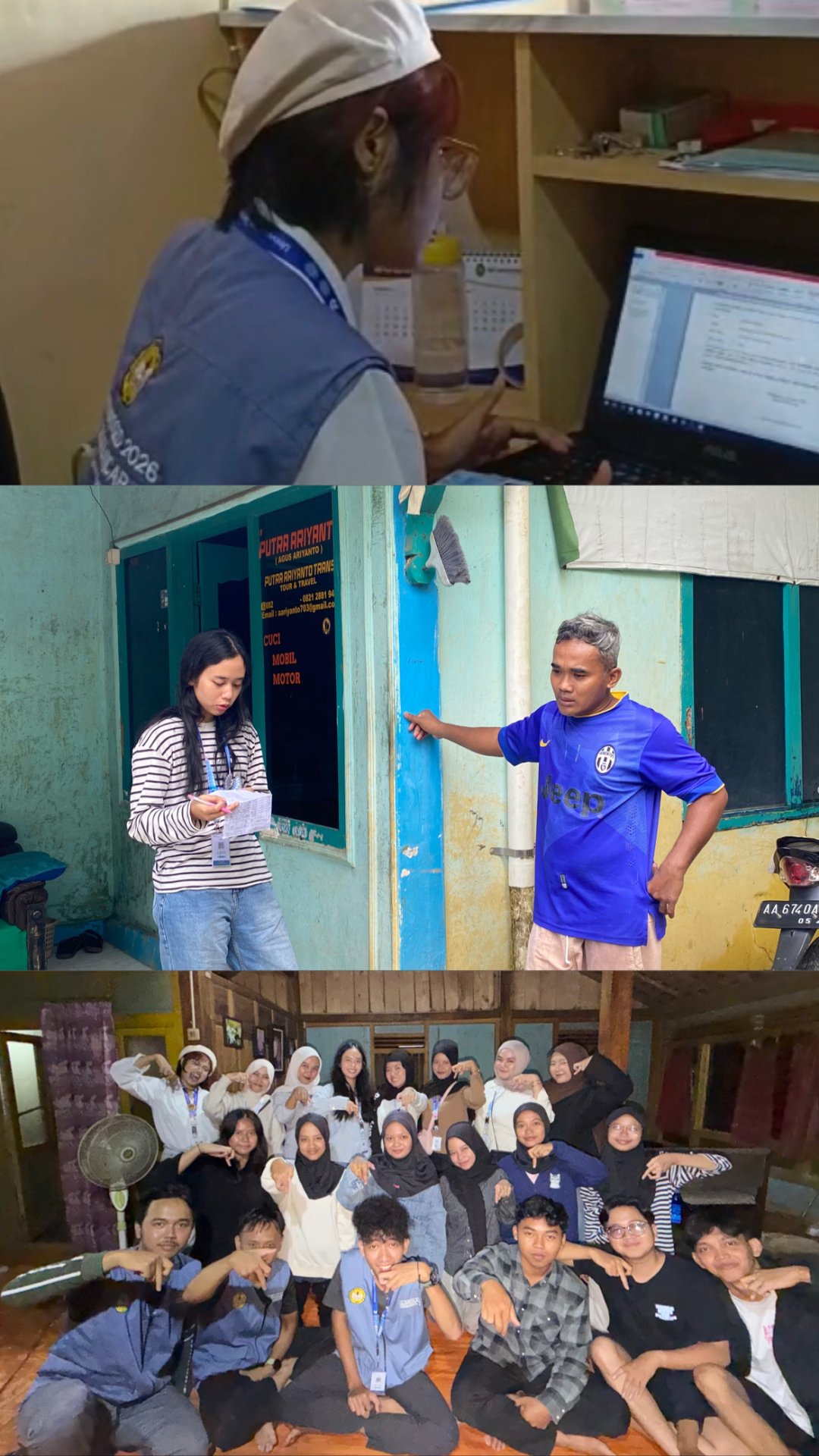 Inventarisasi UMKM, Piket Balai Desa, dan Sowan ke Posko KKN Desa Panerusan