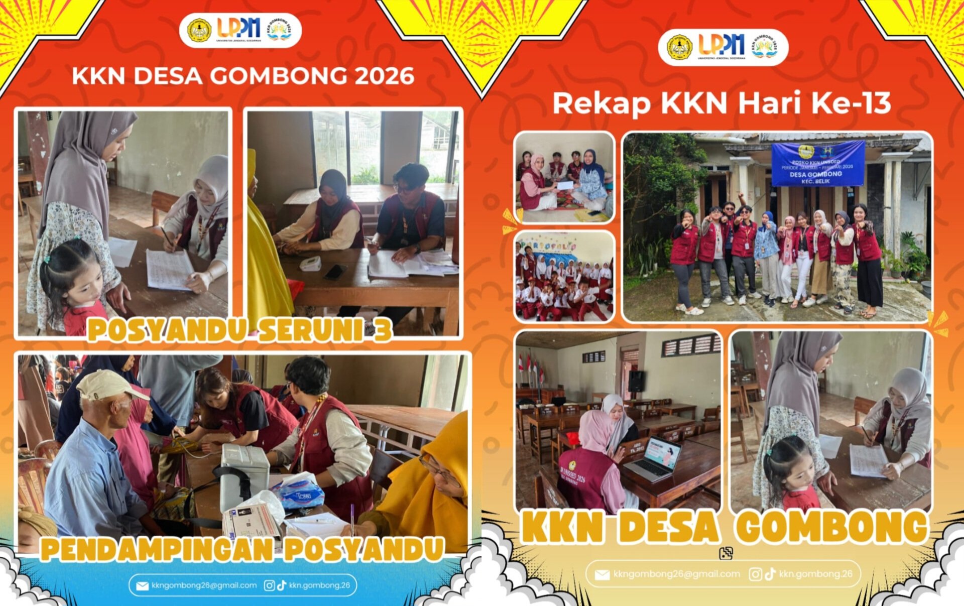 Pendampingan Posyandu, Penyuluhan Ibu Hamil, Stunting dan Kunjungan dosen Pembimbing Lapang