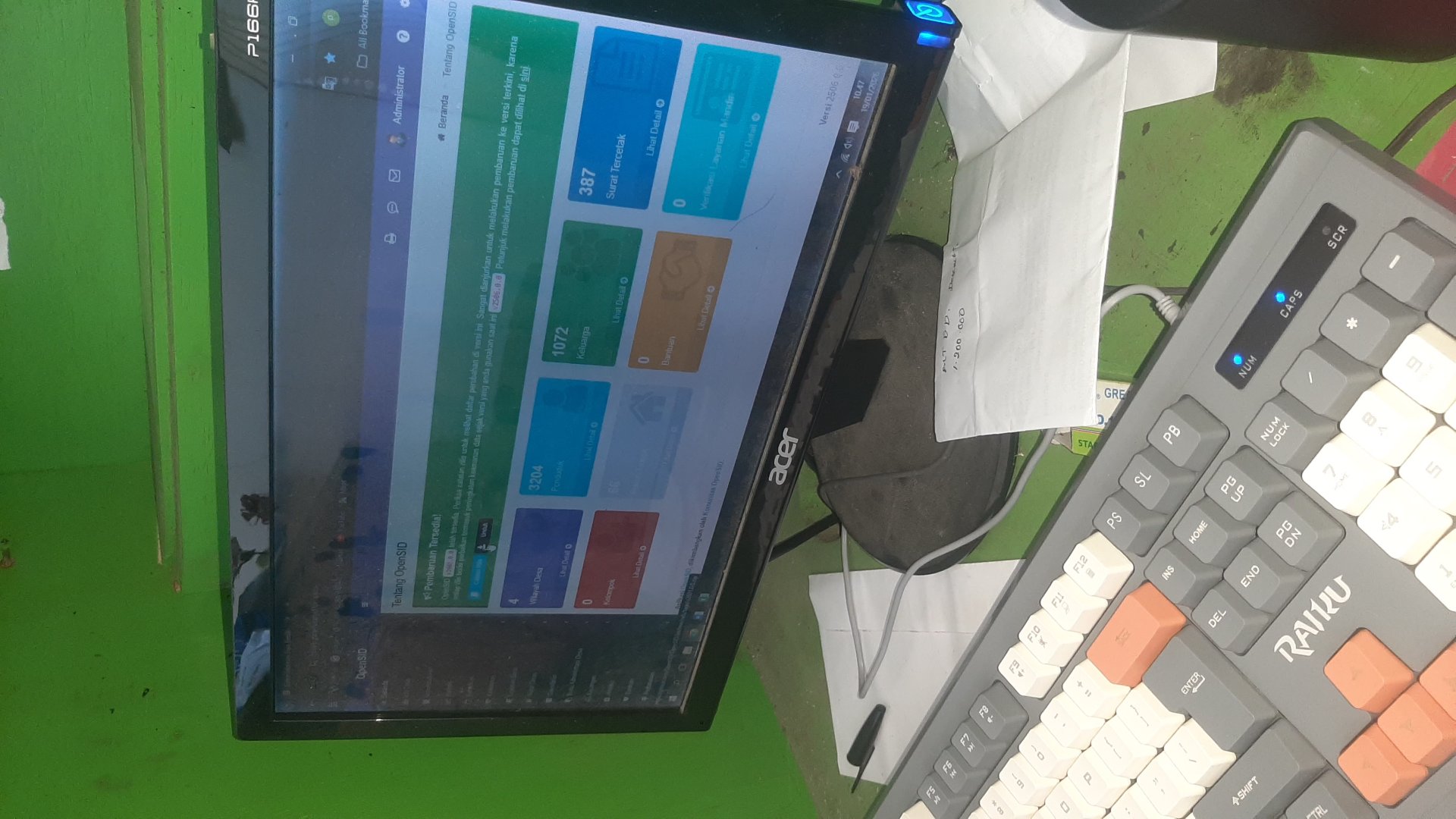 Piket Balai Desa Harian