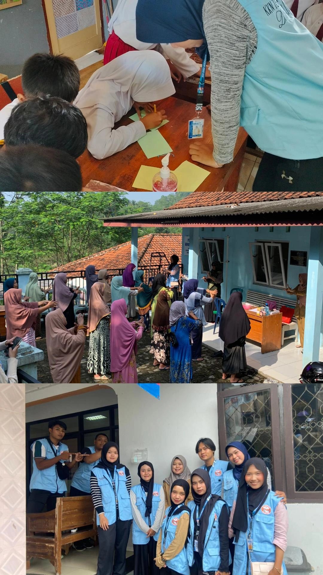 Sabunku tanganku( membuat paper soap) , poswindu lansia,dan pembuatan kotak saran