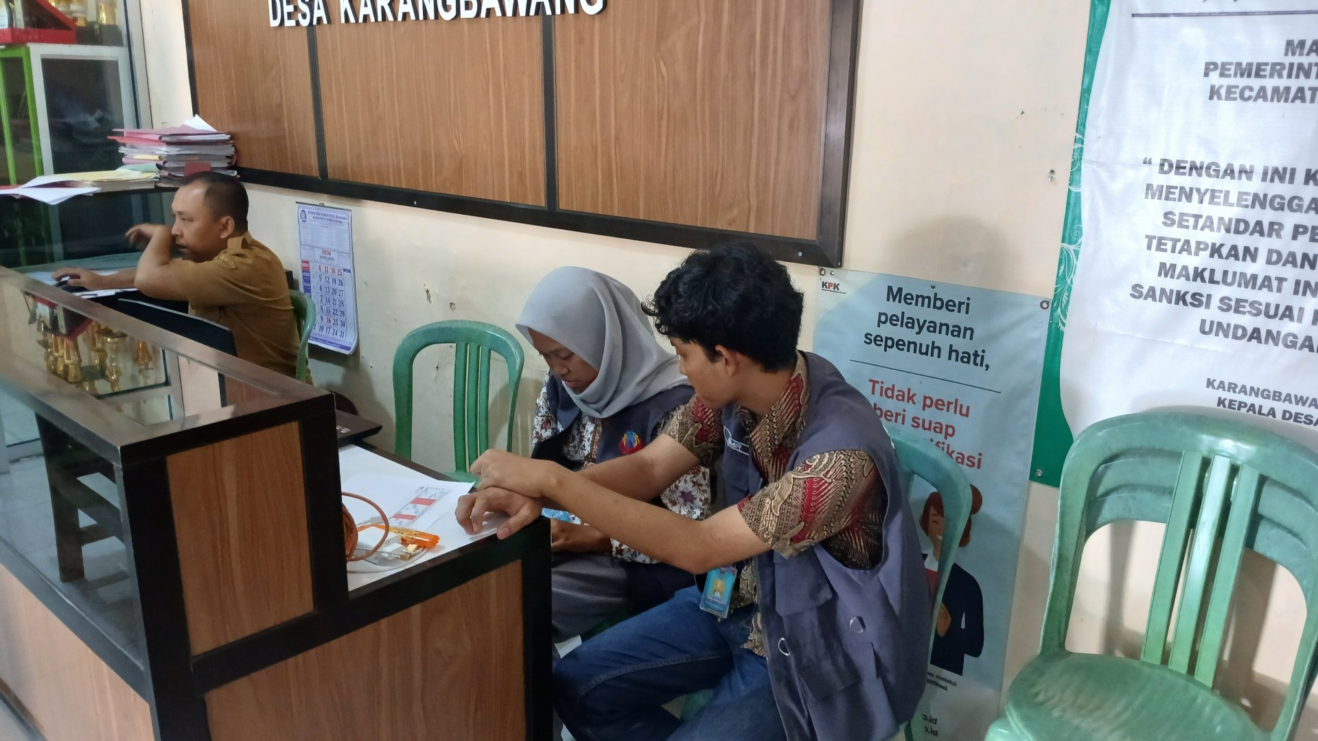 Piket Pelayanan Kantor Desa