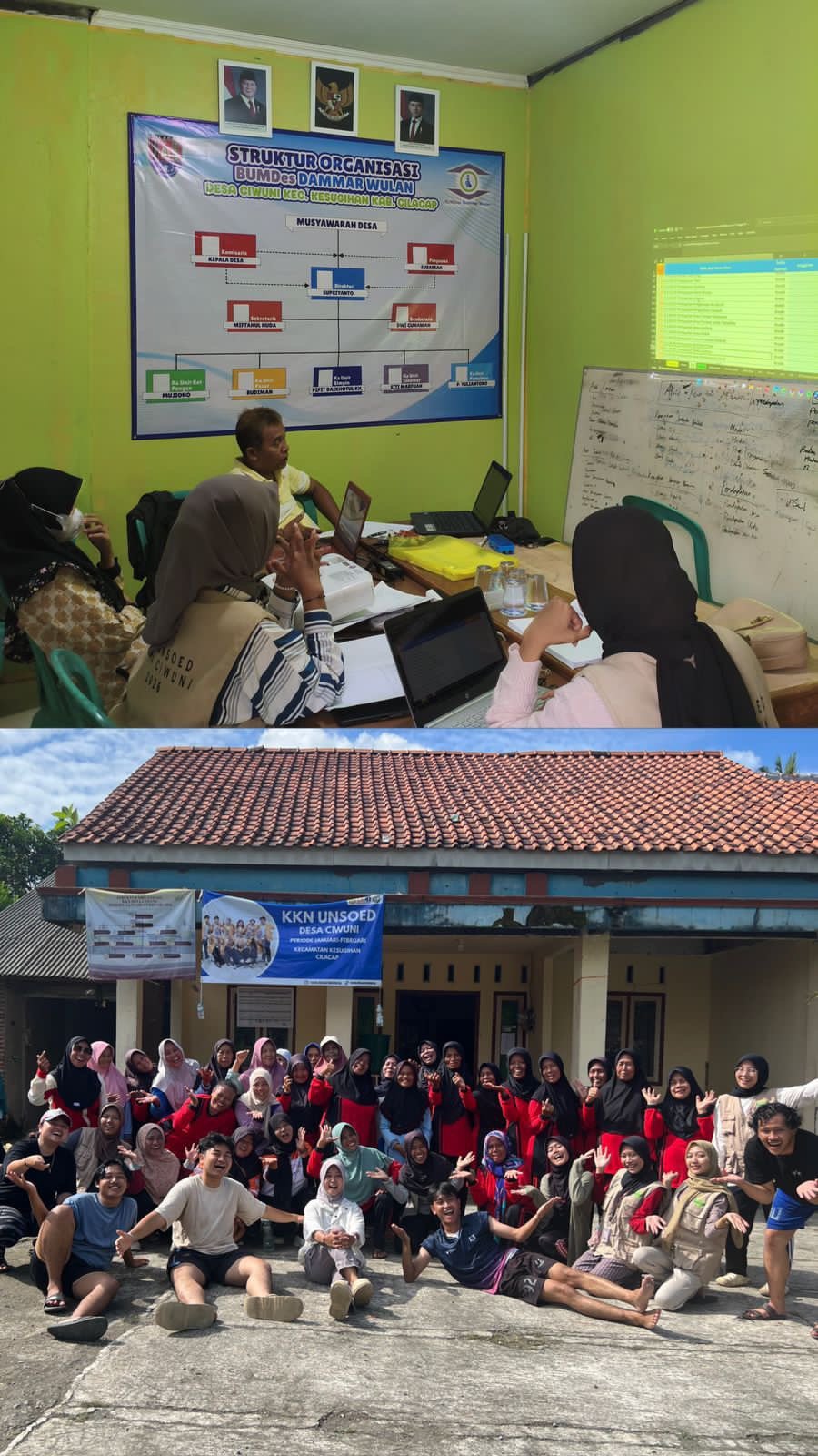 Day 13 “Senam Lansia (Senam Lansia) di Dusun Kubangsari dan Pendampingan Laporan Keuangan BUMDes Dammar Wulan Desa Ciwuni”