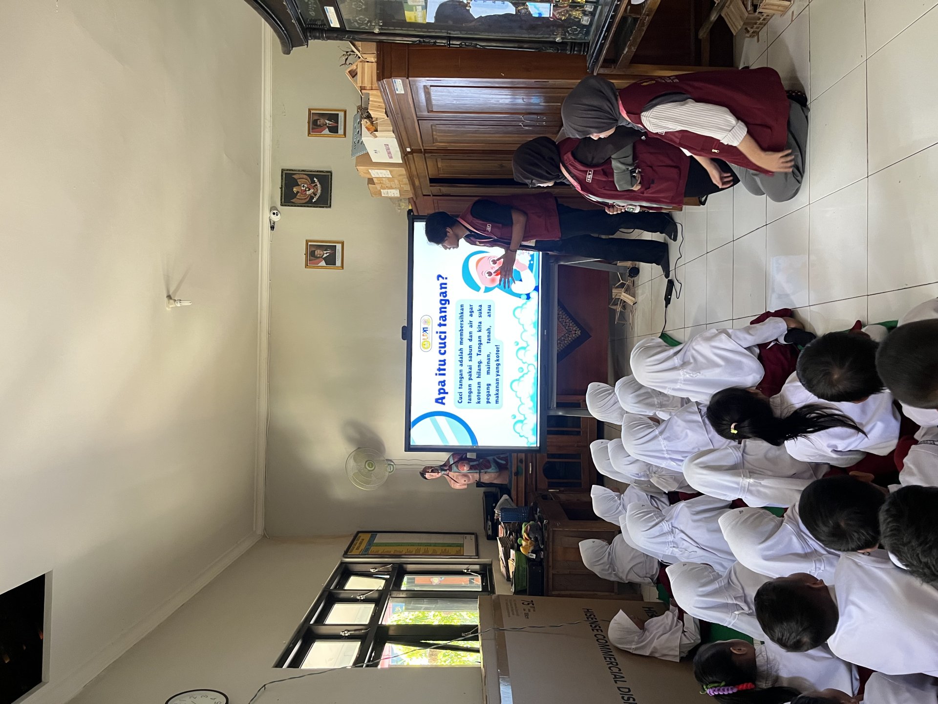 Sosialisasi Kebersihan (Cuci Tangan)