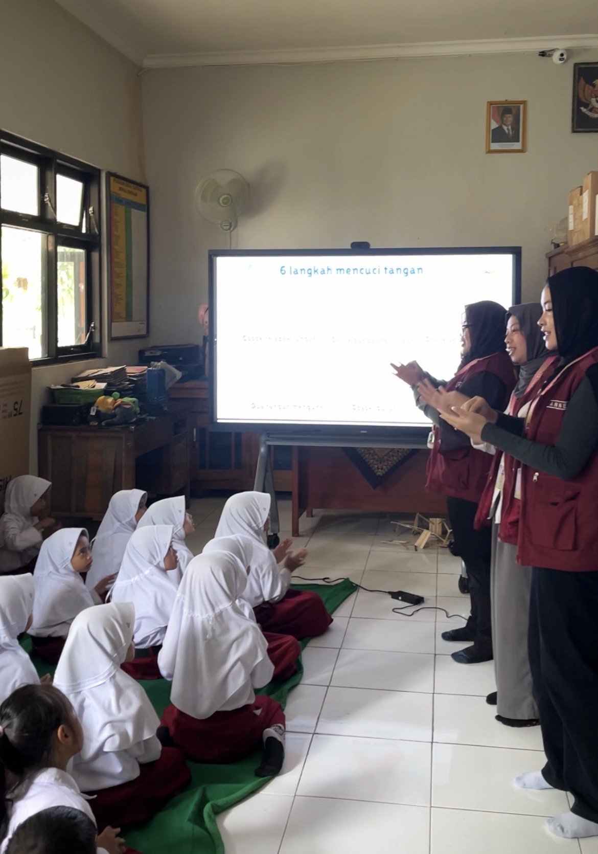 Sosialisasi Kebersihan (Cuci Tangan)