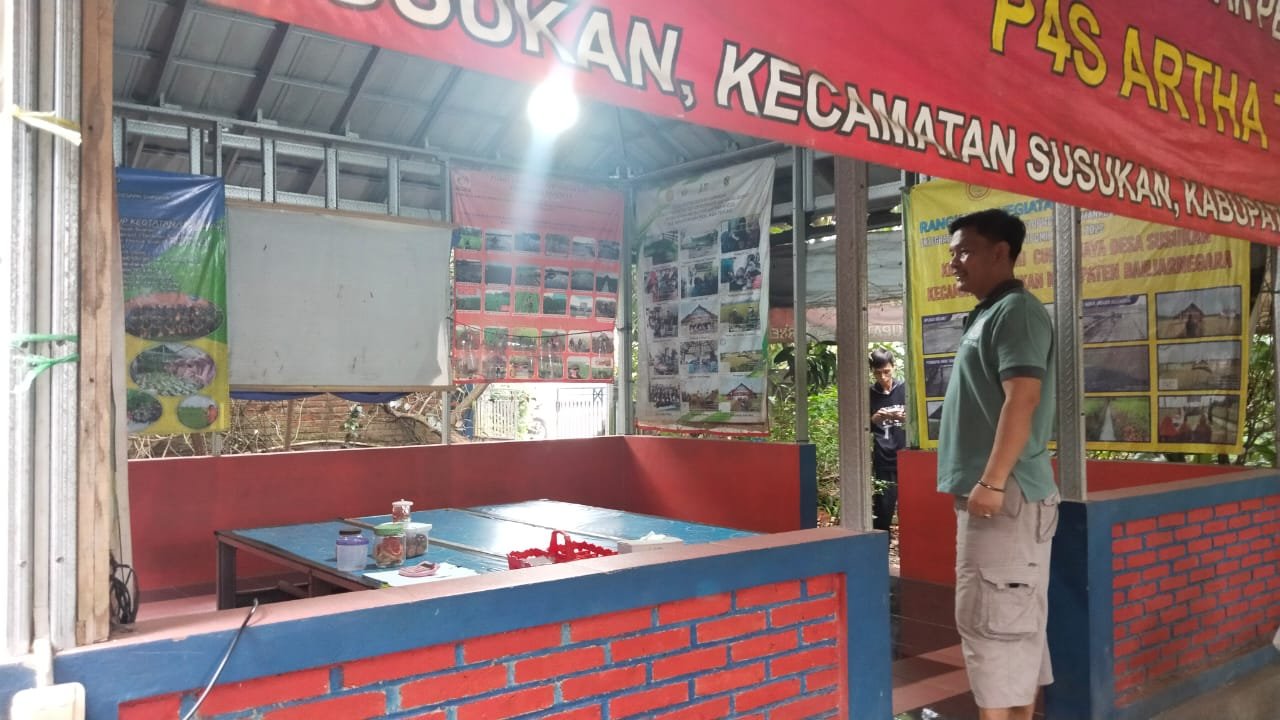 Kunjungan ke Rumah Gapoktan Desa Susukan