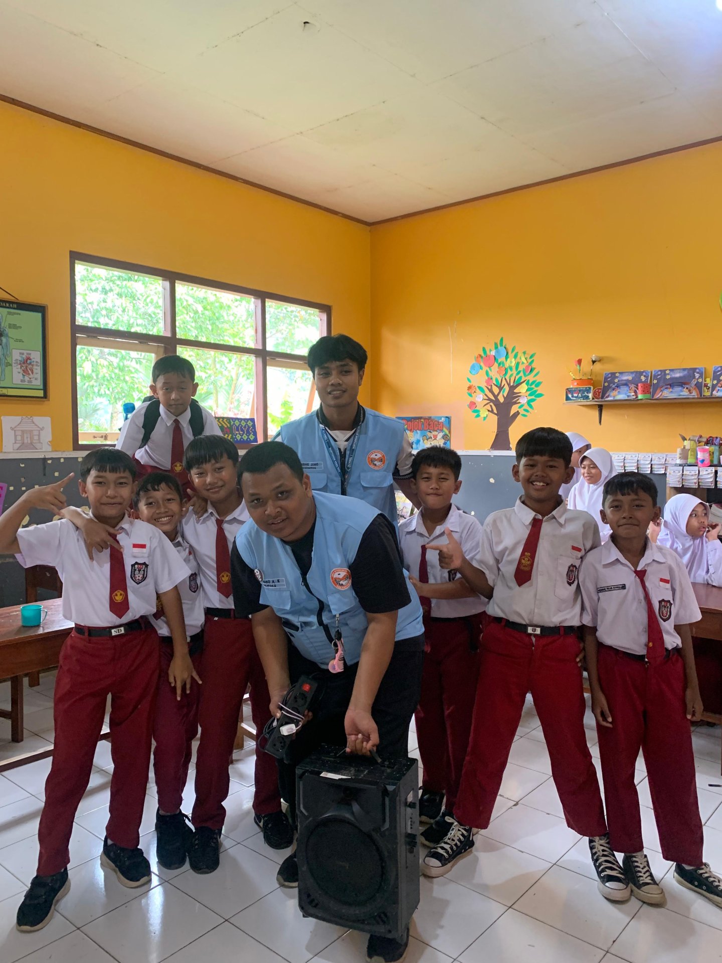 Pembuatan paper saop di SD 1 windujaya