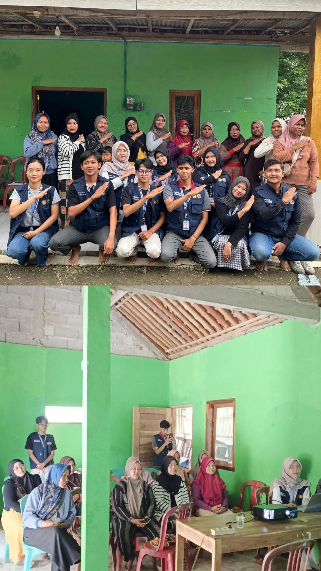 Kegiatan Hari Keempatbelas | Sosialisasi UMKM Qris & Maps, bimbel posko