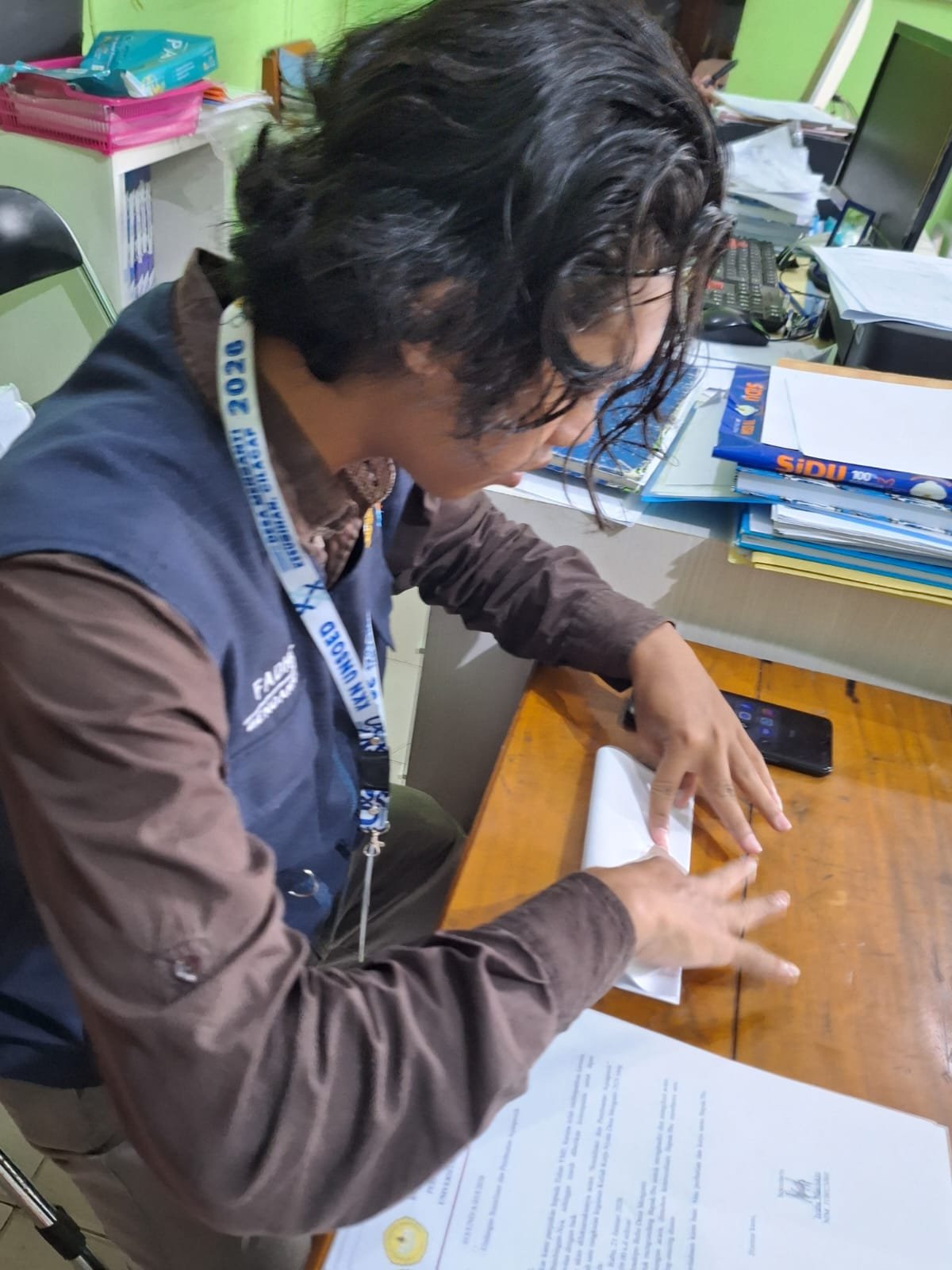 KKN day 14 - piket di kantor desa