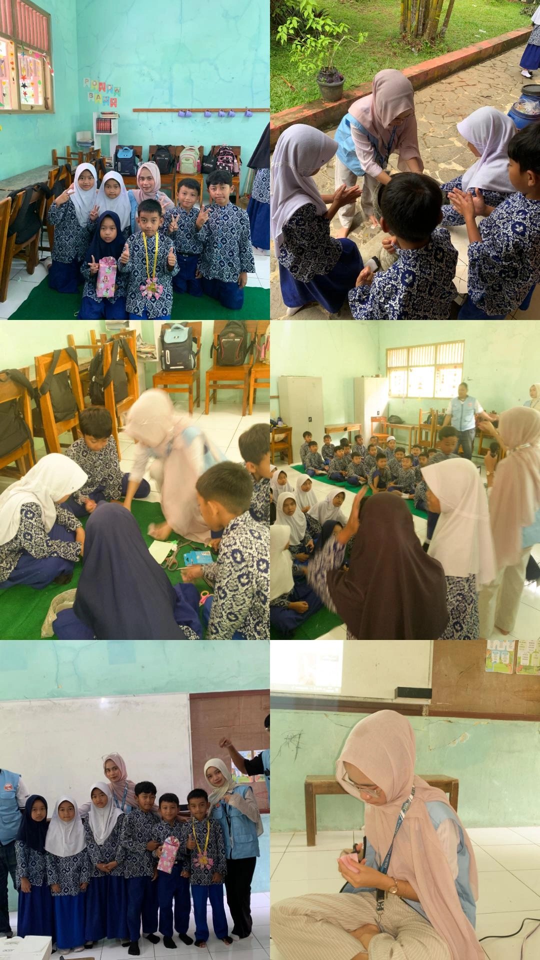 Praktek membuat sabun dengan tisu di SD N 2 WINDUJAYA