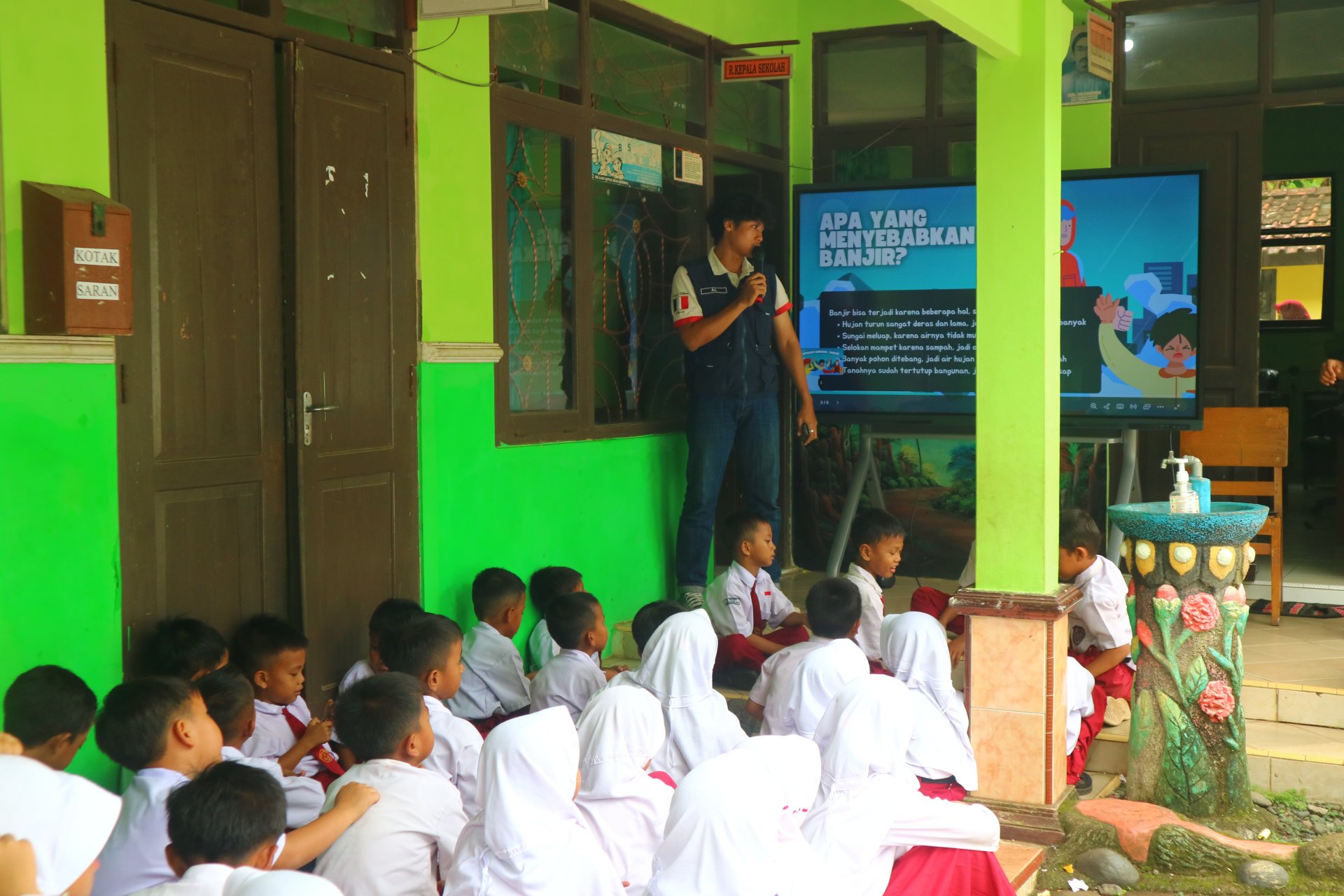 Sosialisasi Siswa Tanggap Bencana SDN 1 Mengangkang