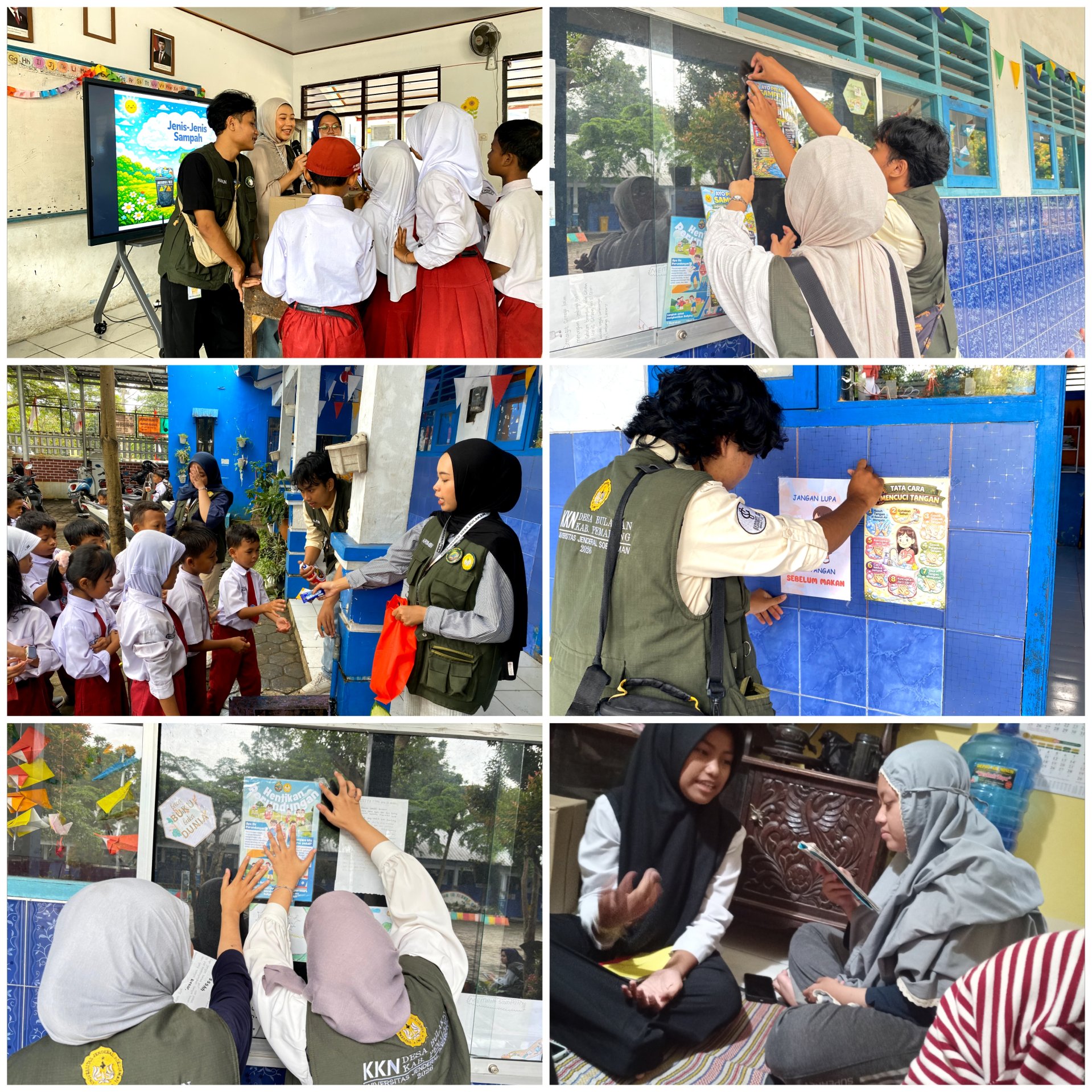 KKN sebagai Wadah Edukasi: Mewujudkan Lingkungan Bersih, Sekolah Aman, dan Perilaku Hidup Sehat
