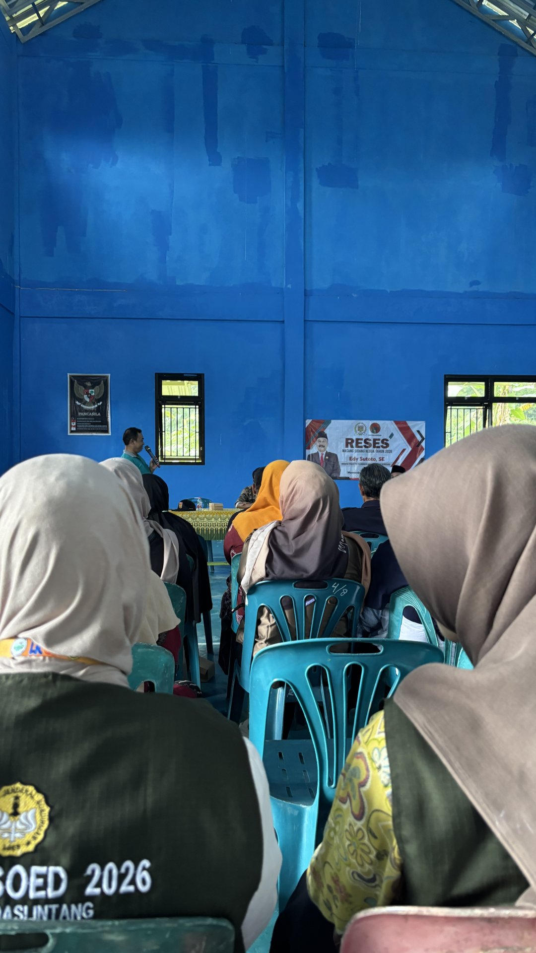 Menghadiri Forum Dialog Pembangunan dan Jaring Aspirasi Bersama Anggota DPRD Kab. Wonosobo (Bpk. Toto) di RW 08