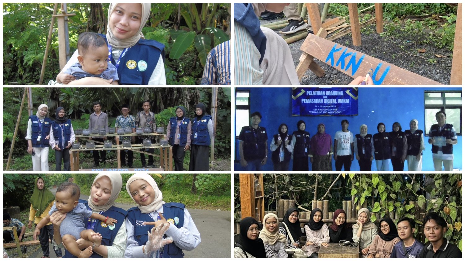 Kegiatan hari ke-14 KKN di Desa Karanganyar Kecamatan Wadaslintang Kabupaten Wonosobo