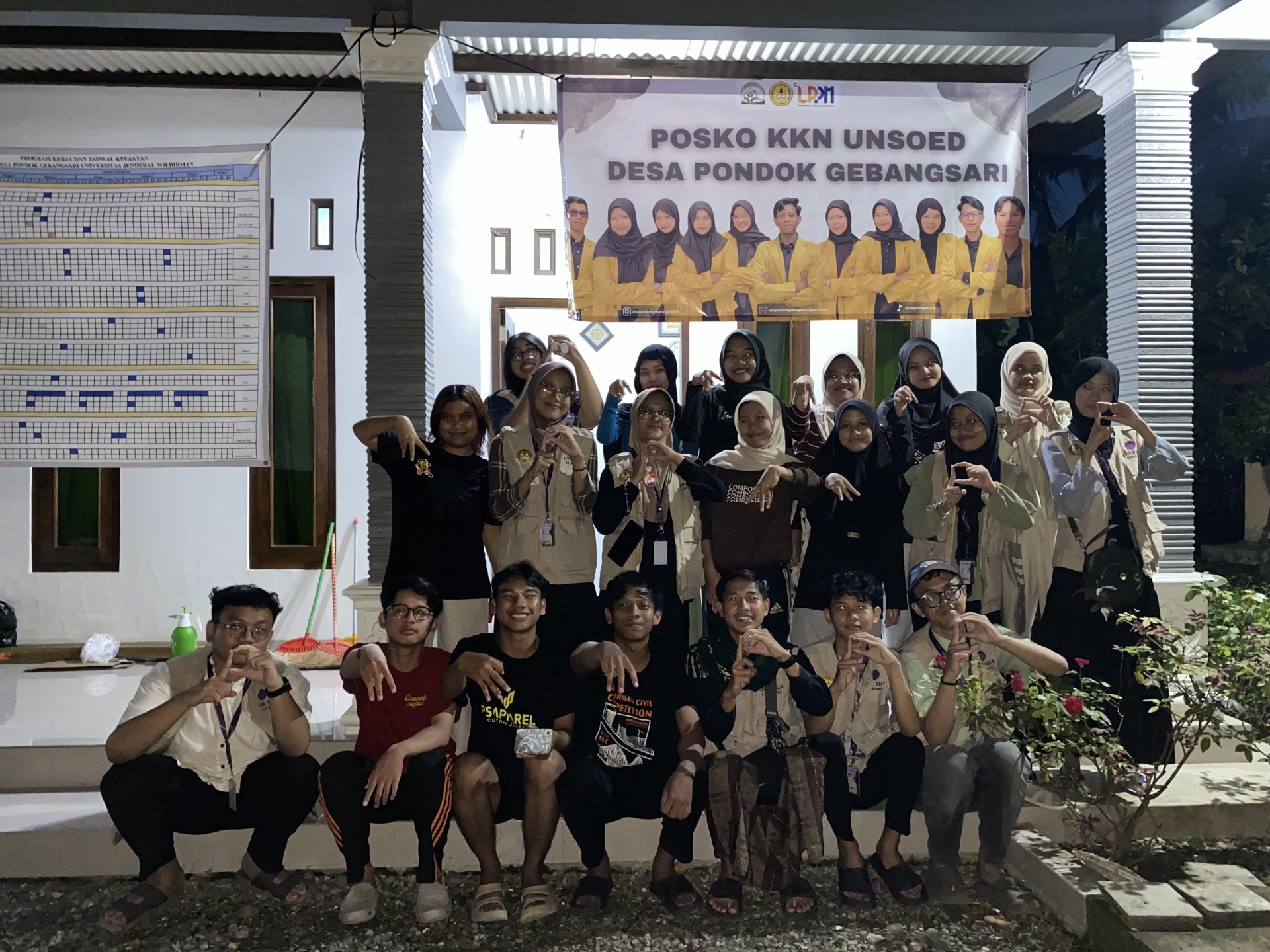 DAY 14 – Visitasi dan Silaturahmi Antarposko KKN ke Desa Pondok Gebangsari
