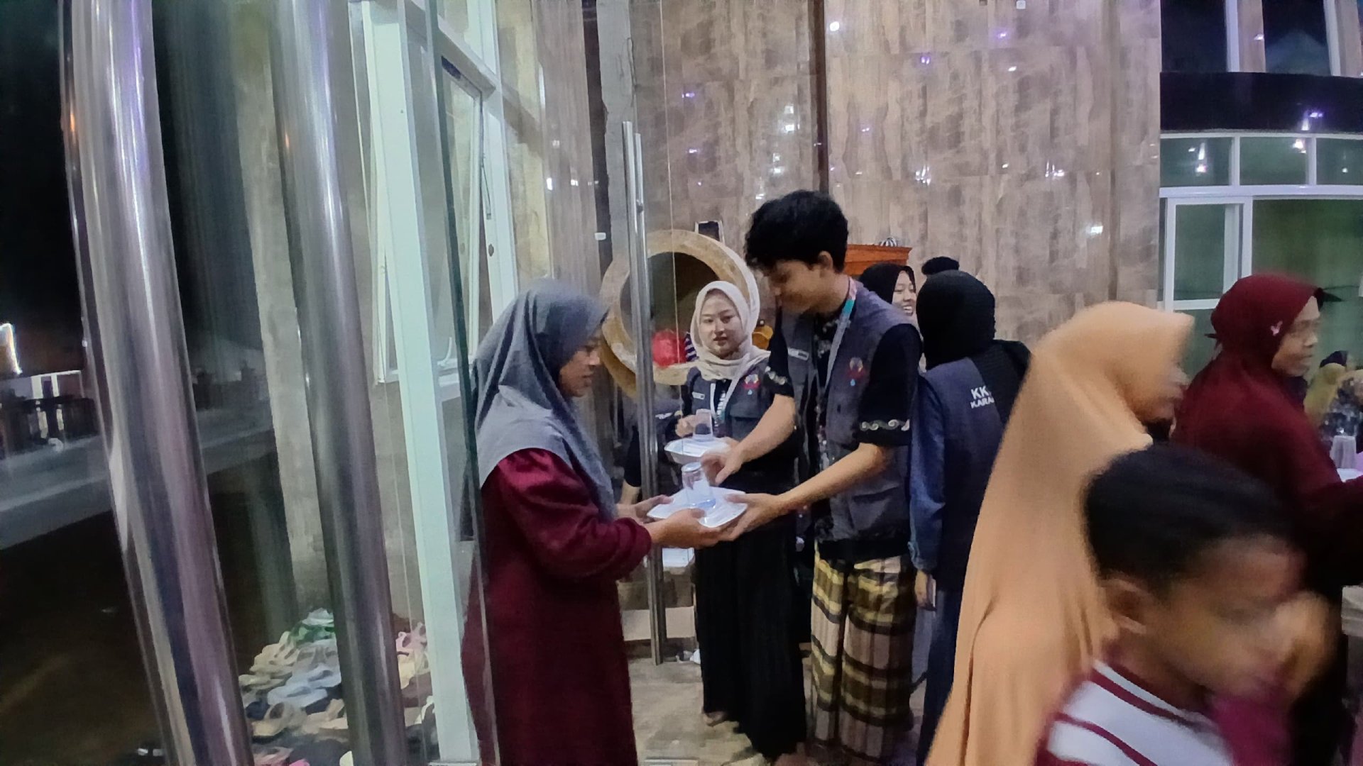 Peringatan Isra Mi'raj di desa karangbawang