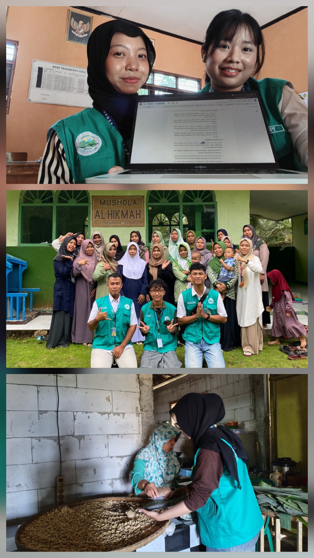 Pelaksanaan Program KKN Bidang Pelayanan Pemerintah Desa, Pendidikan, dan Ekonomi, Kegiatan Sosial, serta Persiapan FGD II