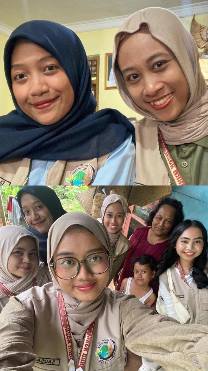 Piket Pemdes & Pendampingan UMKM anyaman bambu