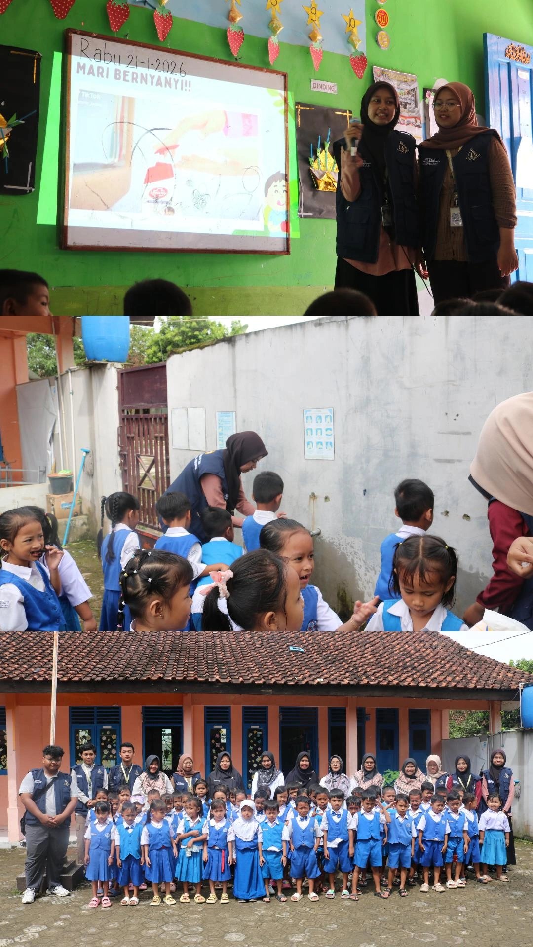 Sosialisasi PHBS dan Praktik Cuci Tangan di TK