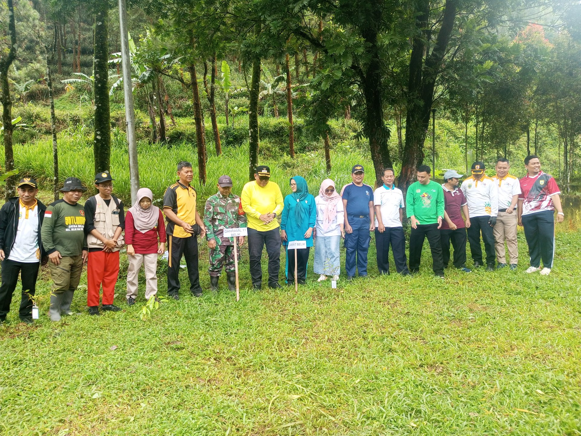 KKN Desa Belik Hari-15: Penanaman Pohon Serentak