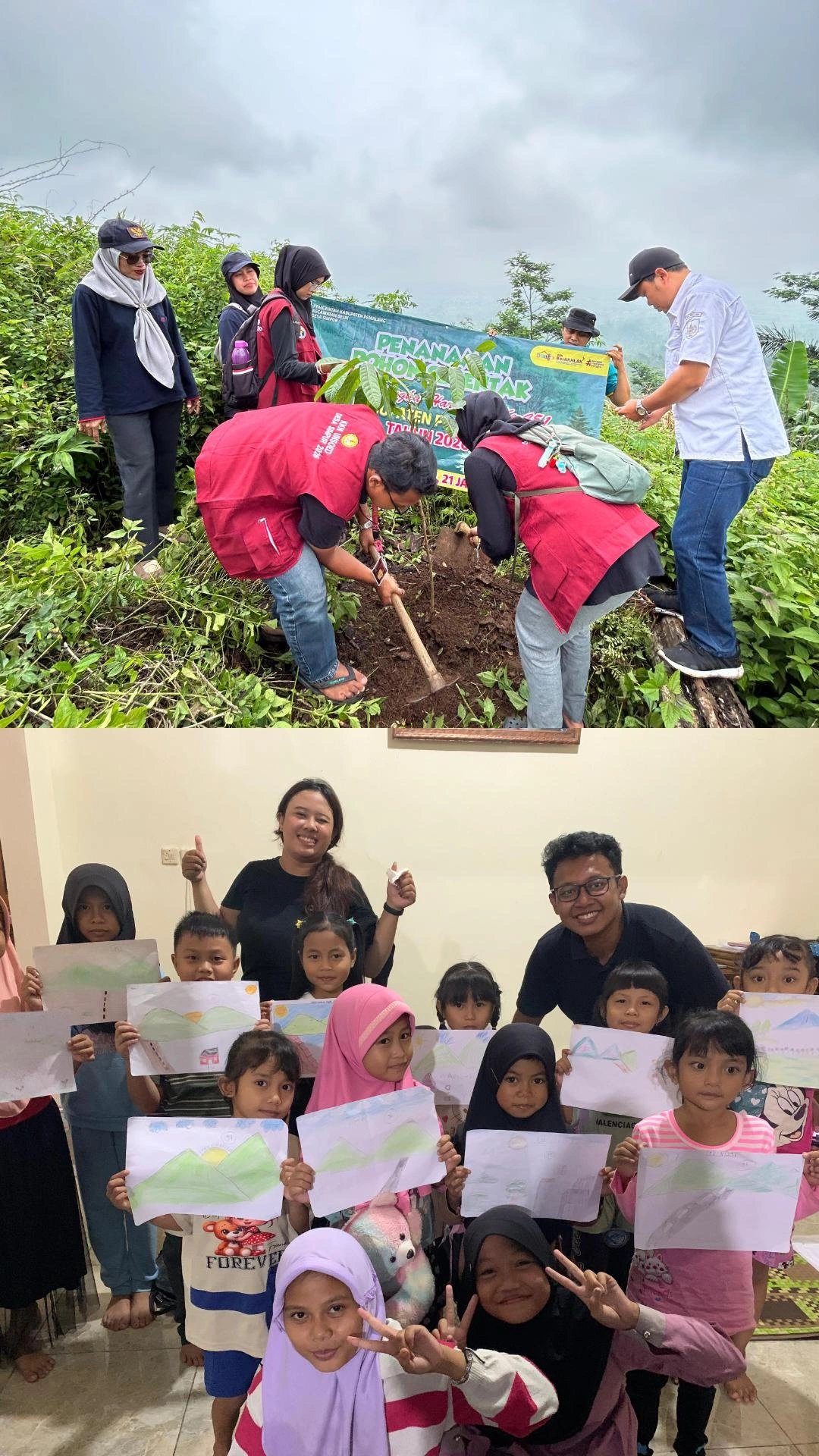 Kegiatan Penanaman Pohon Bersama Hari Jadi Pemalang ke-451 dan Kegiatan Les Menggambar