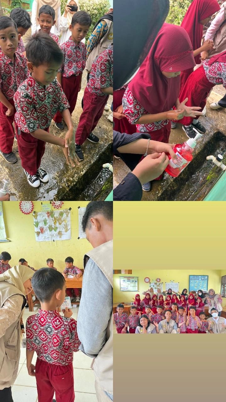 KKN Desa Gumelem Kulon Melaksanakan Sosialisasi PHBS dan Praktik Cuci Tangan yang Baik Bersama Anak Kelas 3 di SD Negeri 4 Gumelem Kulon