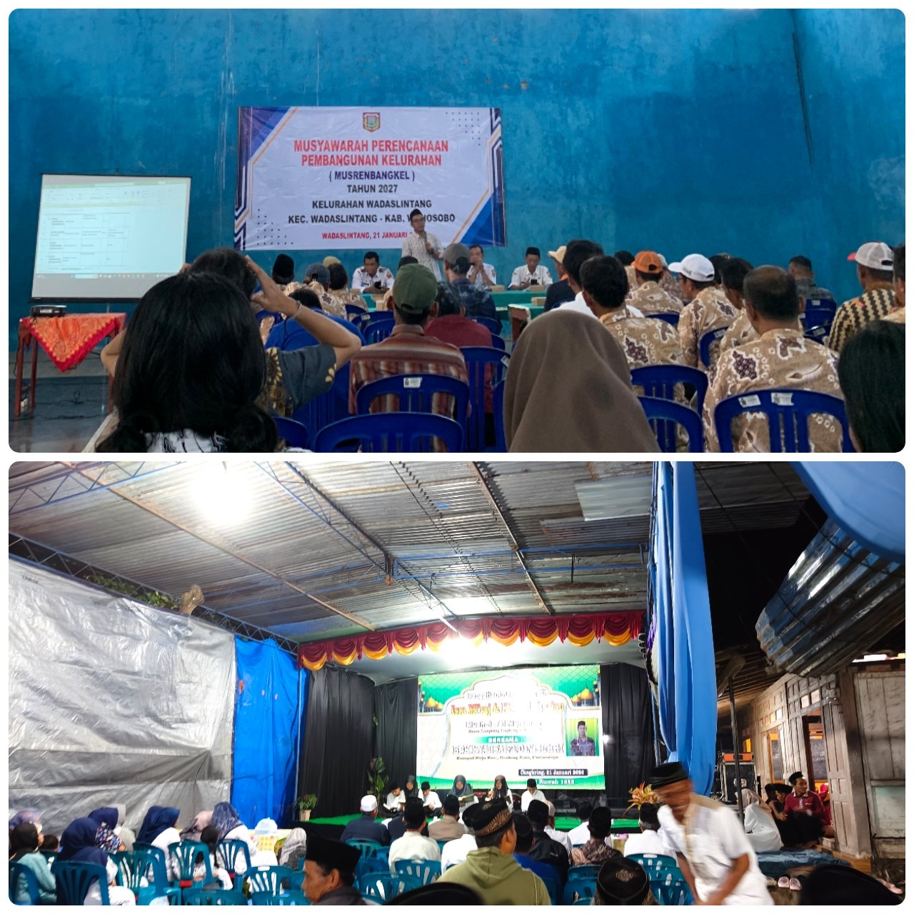 Persiapan Musrenbangkel dan Pengajian Malam