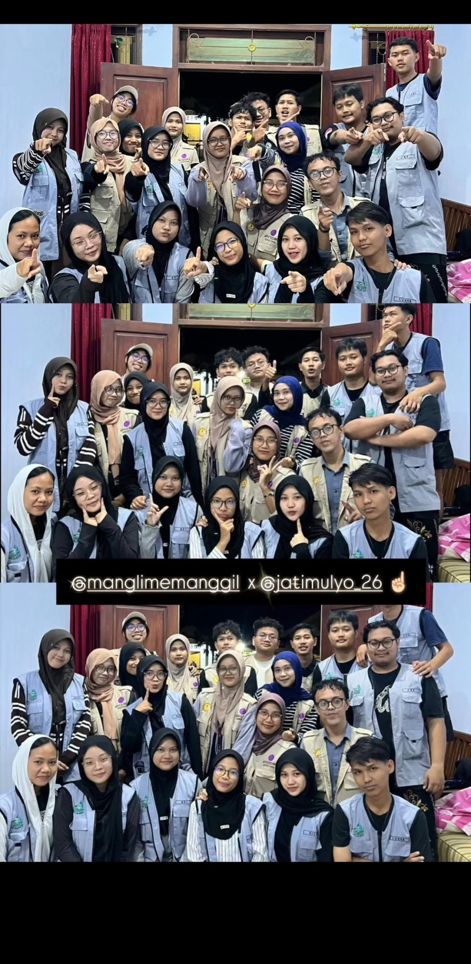 Kunjungan ke Posko KKN Desa Jatimulyo