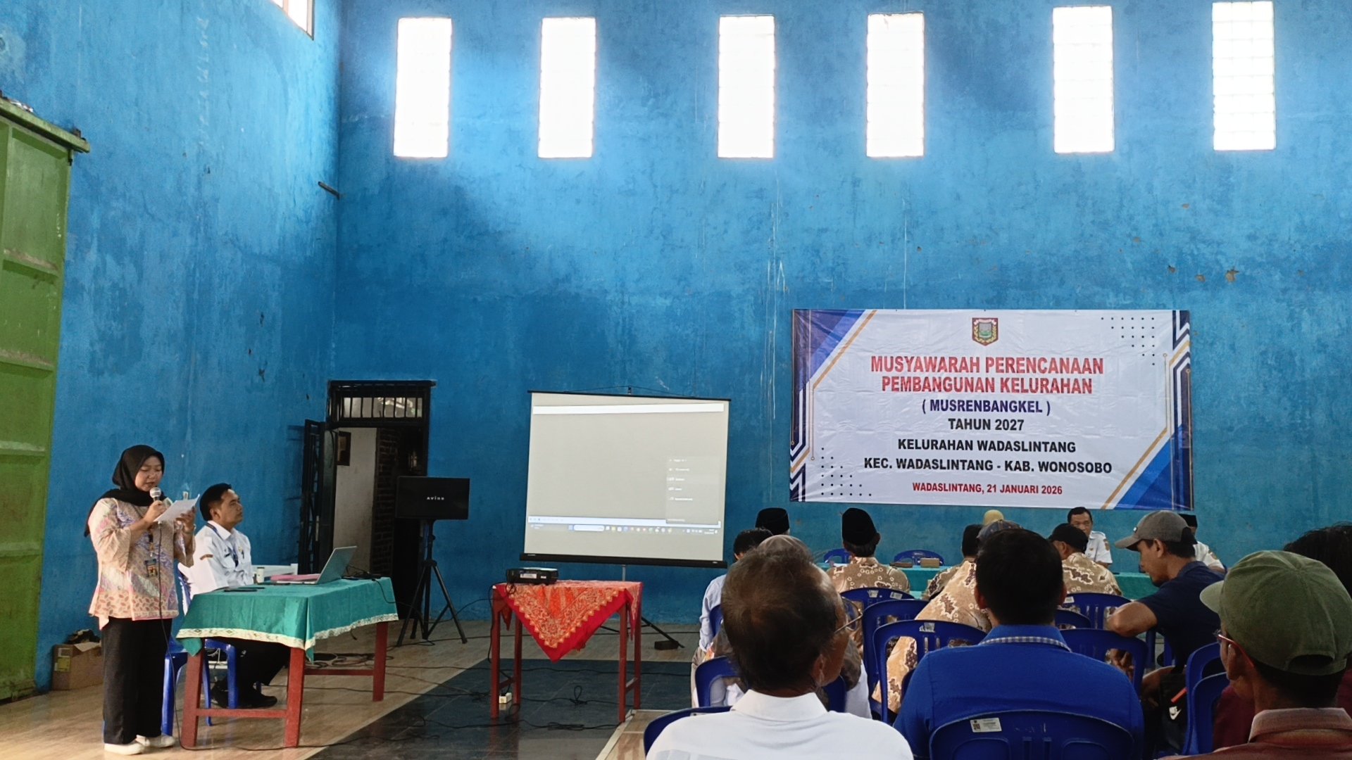 Partisipasi dalam Musyawarah Perencanaan Pembangunan Kelurahan (Musrenbangkel) Kelurahan Wadaslintang - Rabu, 21 Januari 2026