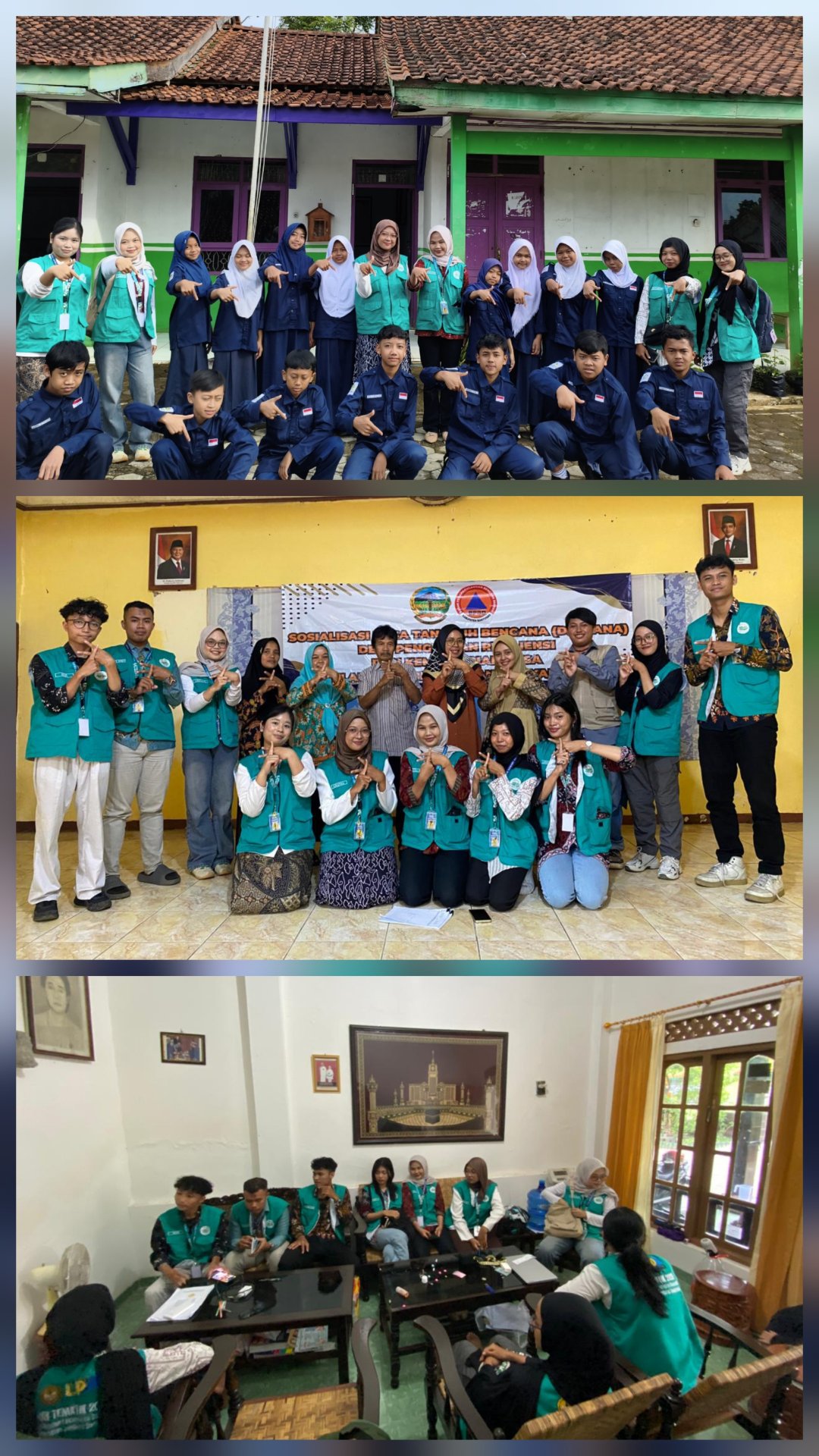 Pemantauan Rutin Tanaman Hortikultura, Pelaksanaan FGD II tentang Kebencanaan, dan Silaturahmi antar Kelompok KKN