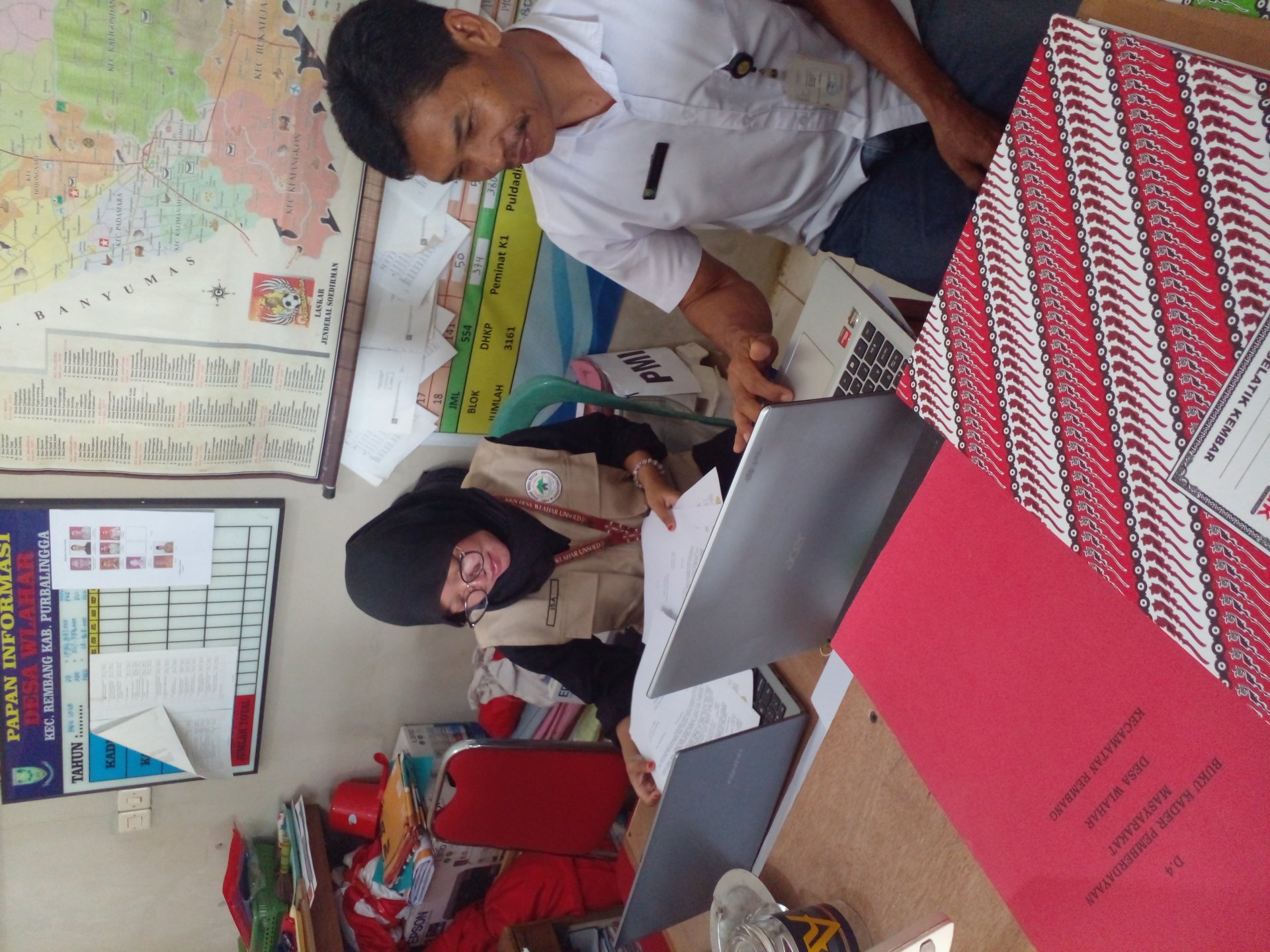 Piket Kantor Desa Wlahar