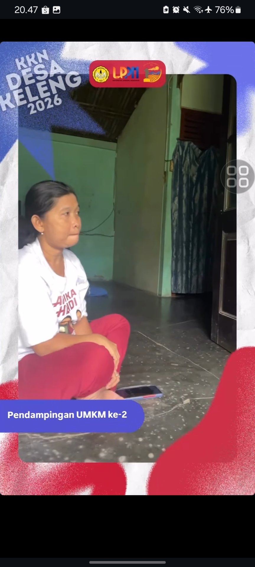 Pendampingan UMKM Tape Simadu di Dusun 3 Desa Keleng