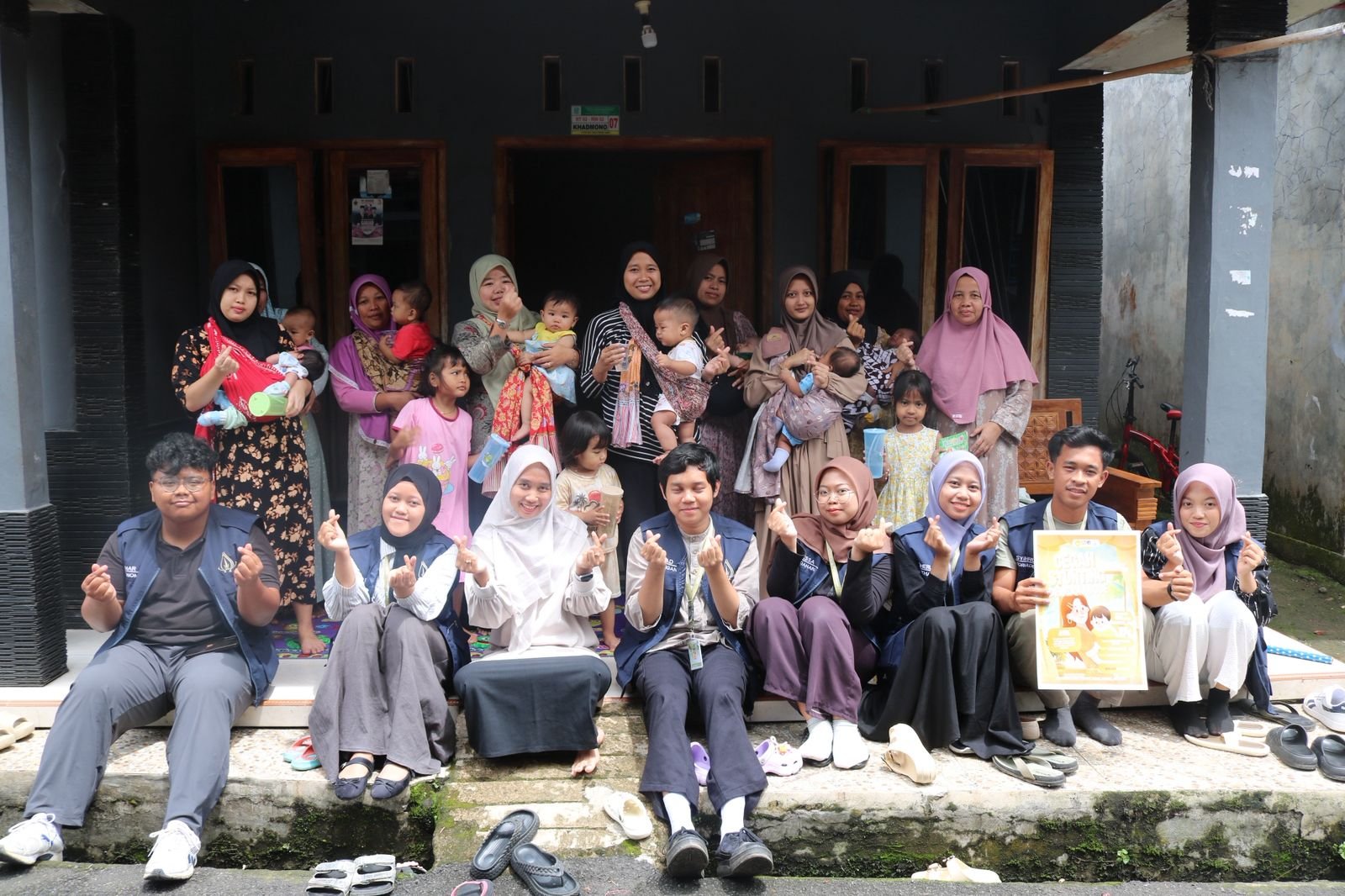 Kelas balita di Posyandu Melati 1