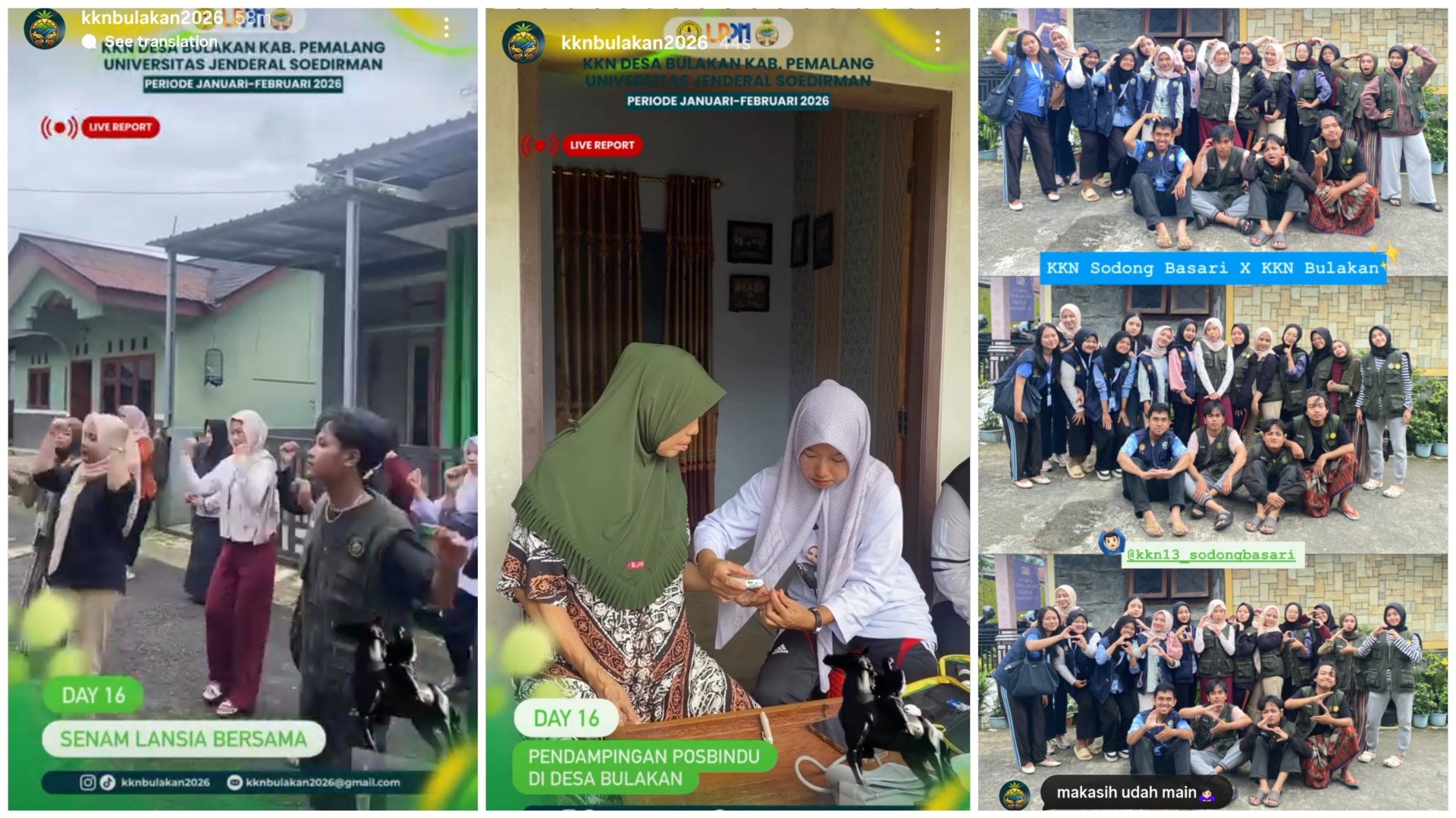 Penguatan Kesehatan Masyarakat dan UMKM melalui Kegiatan Terpadu Mahasiswa KKN Desa Bulakan
