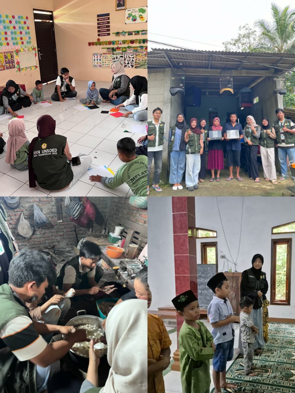 Kegiatan KKN Desa Sumbersari, Kec. Wadaslintang, Kab. Wonosobo, 22 Januari 2026