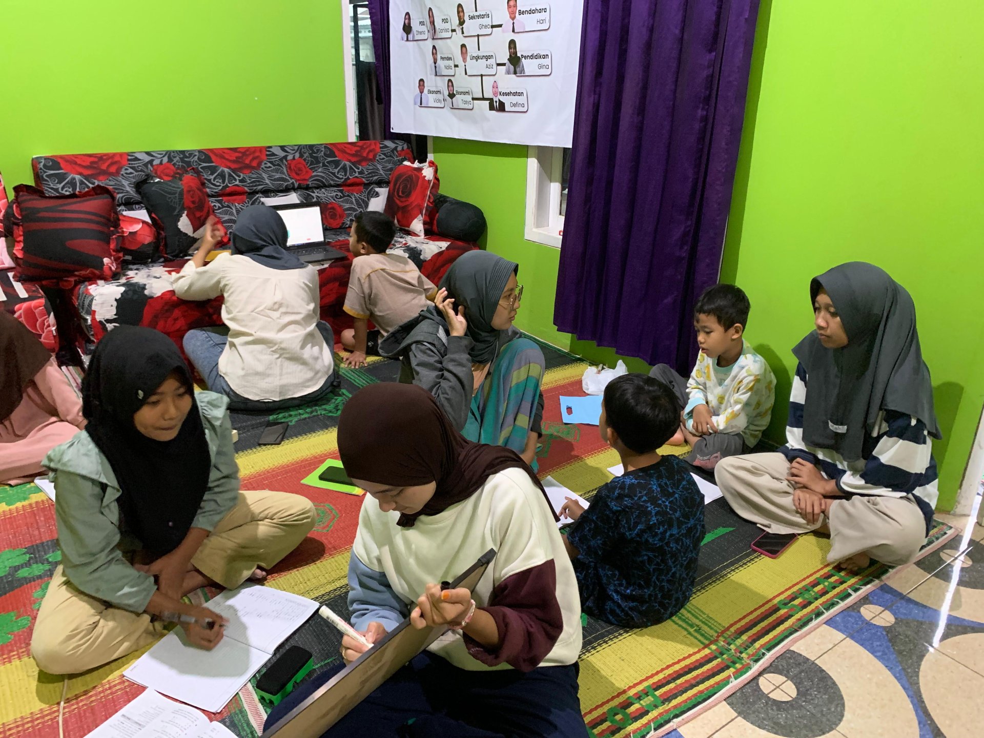 Bimbingan belajar posko