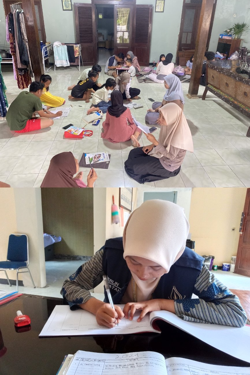 Piket Balai Desa dan Bimbingan Belajar