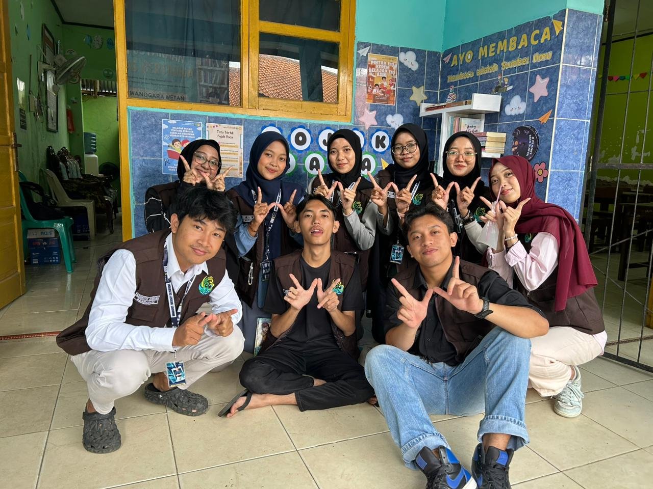 Peresmian dan Pelaksanaan Program Kerja Pojok Baca di SD N 1 Wanogara Wetan